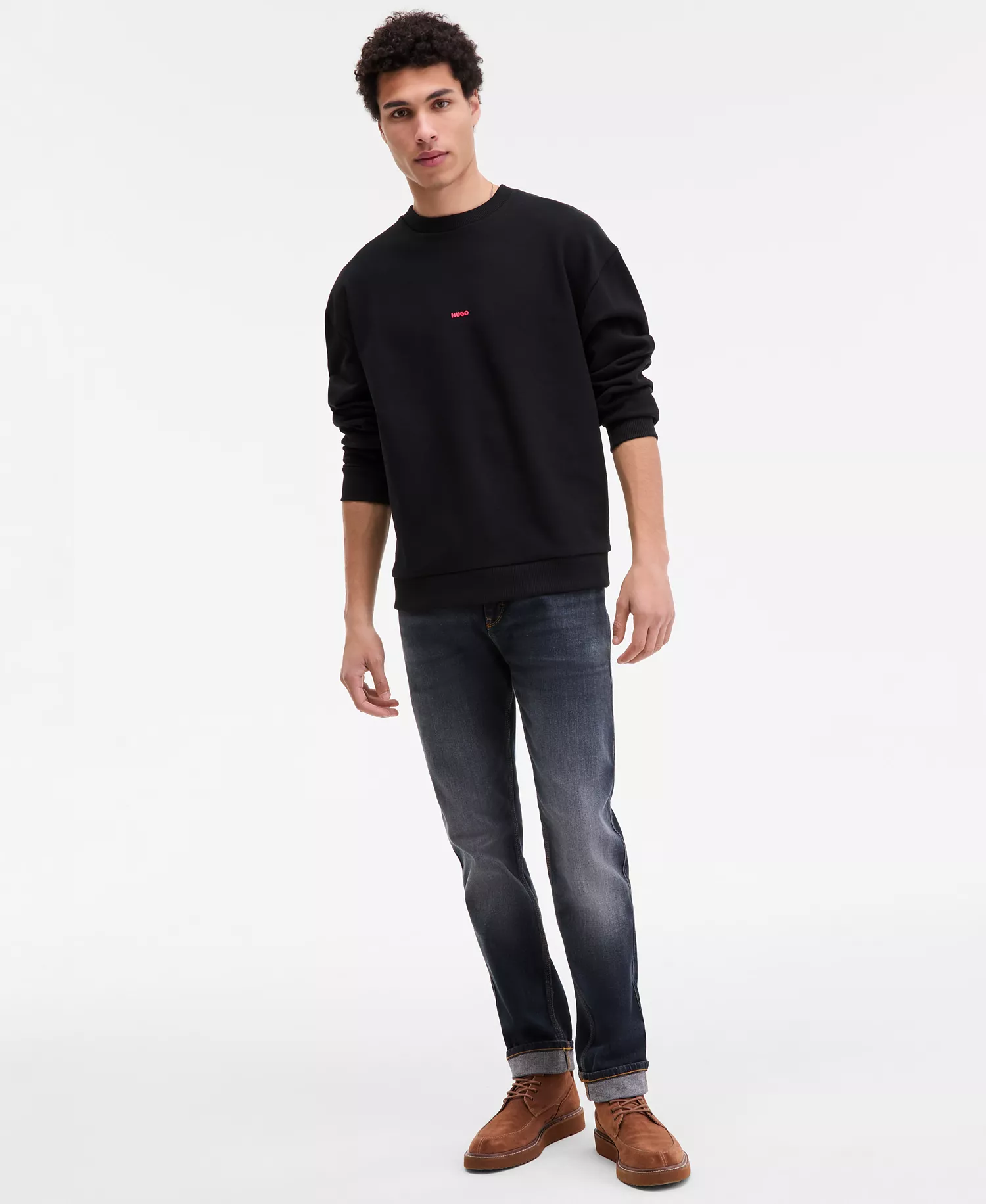 Men's Dubraxo Sweatshirt - BLACK - 2XL