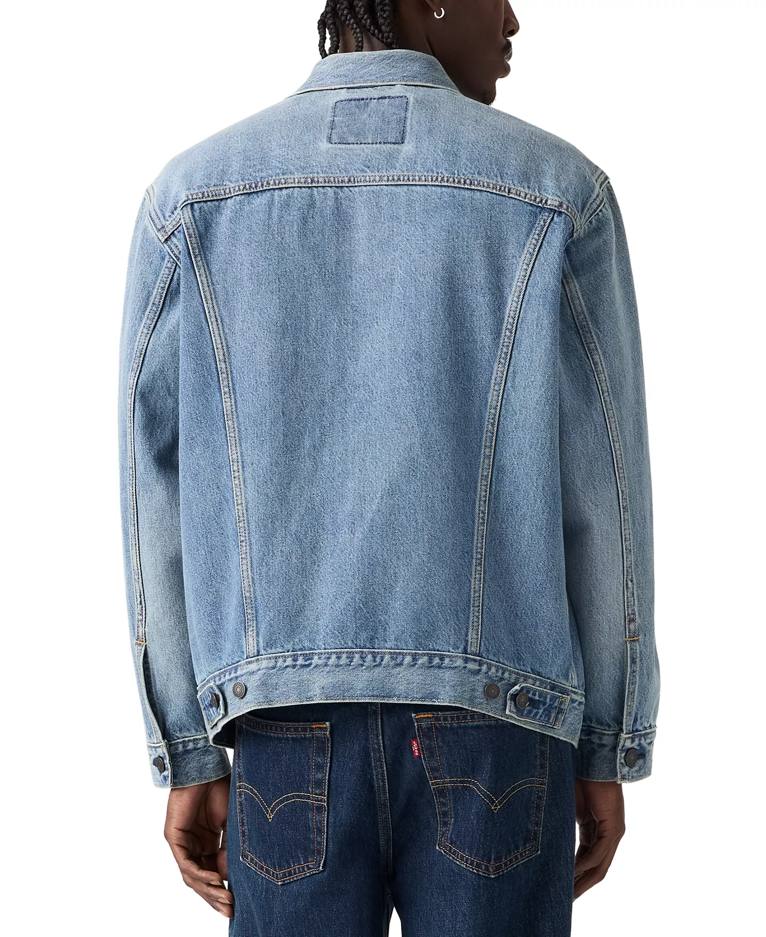 Men's Relaxed-Fit Trucker Jacket - Afternoon Streets - 2XL