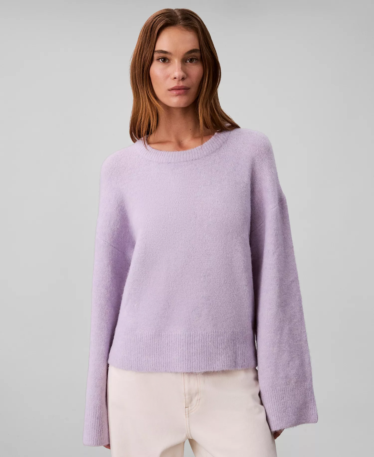 Women's Soft Yarn Sweater - Evening Haze - L
