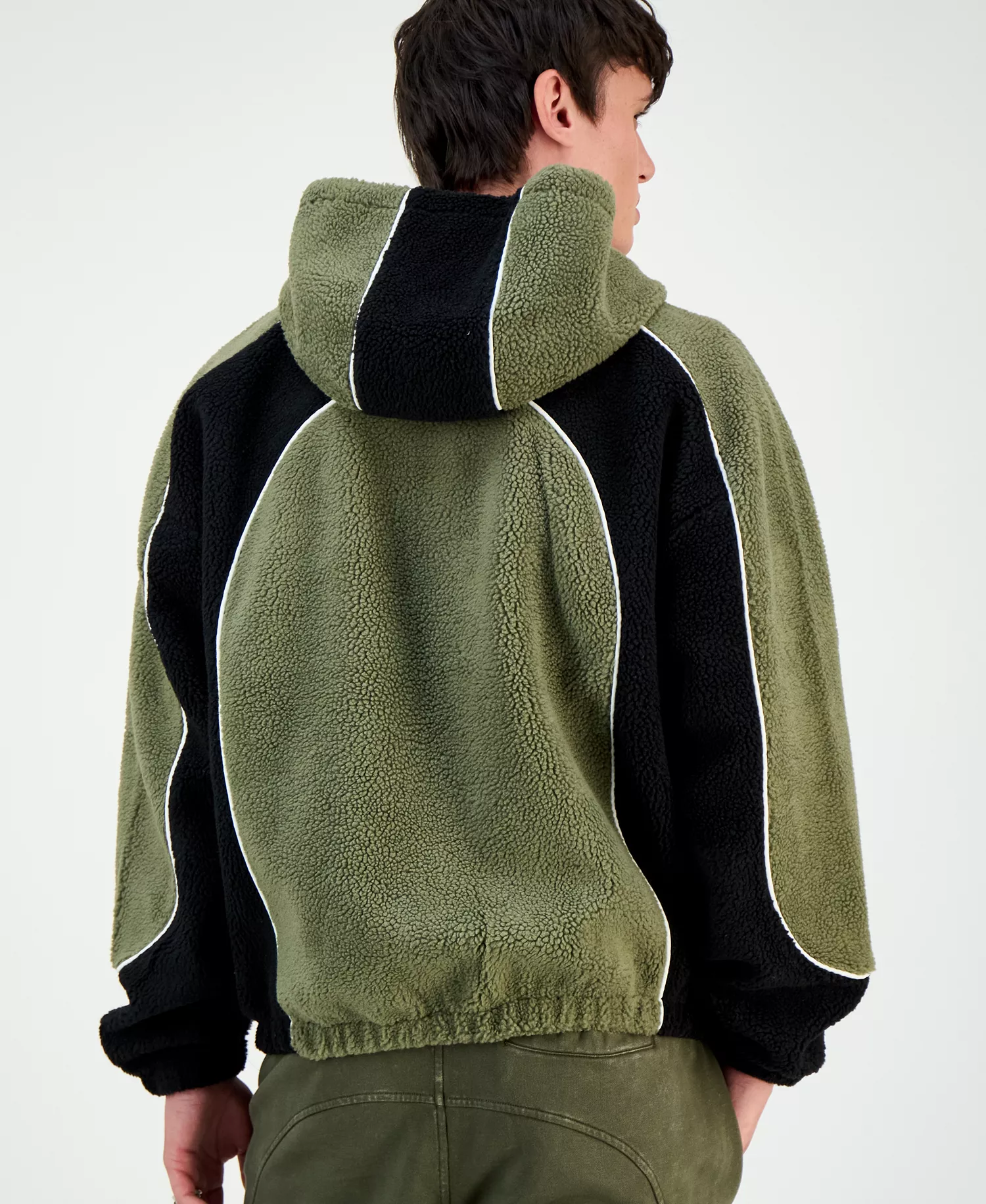 Men's Neddyzo Zip-Front Hooded Jacket - Green - 2XL