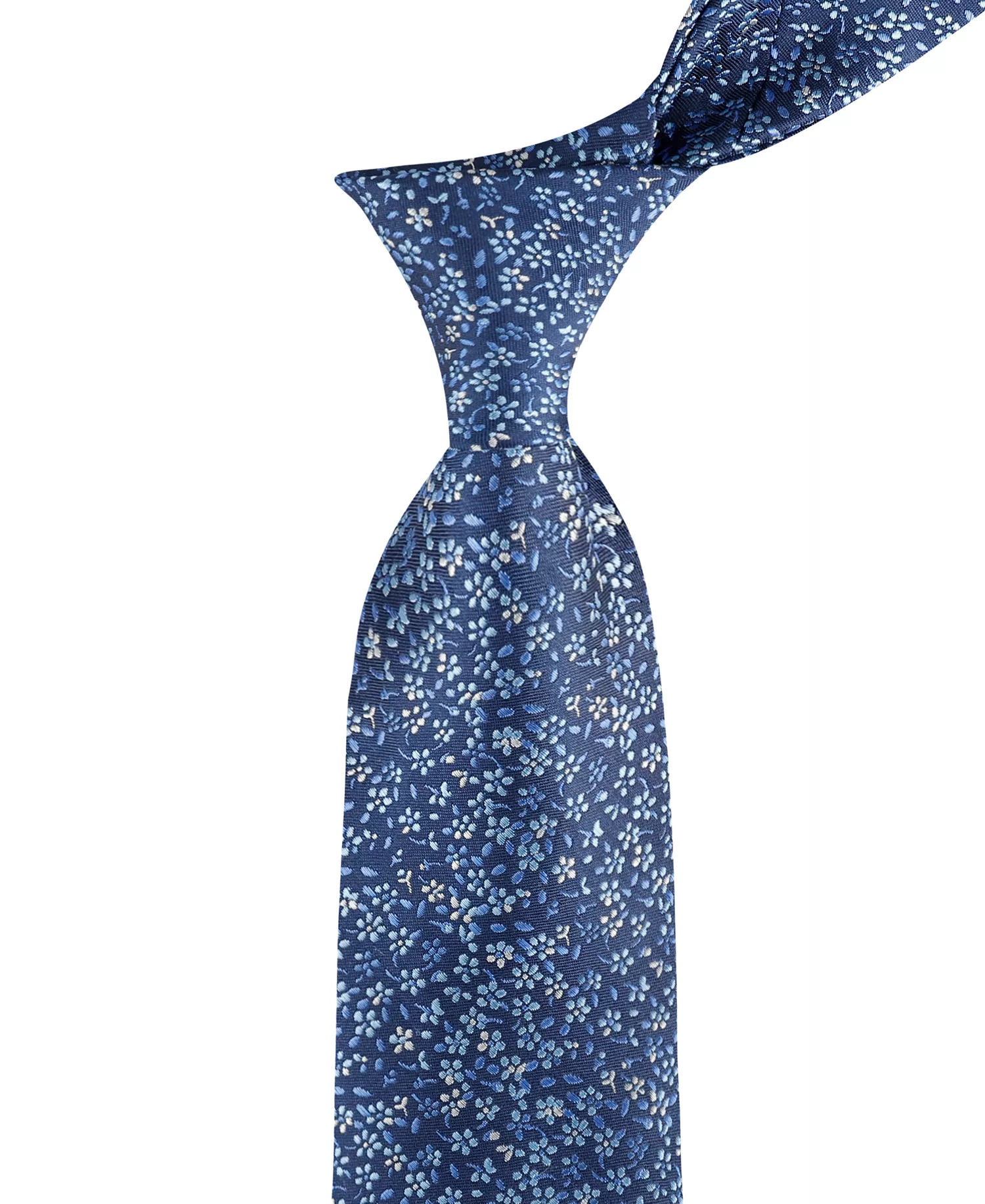 Men Botanical Ties - Blue Cobalt - ONE SIZE