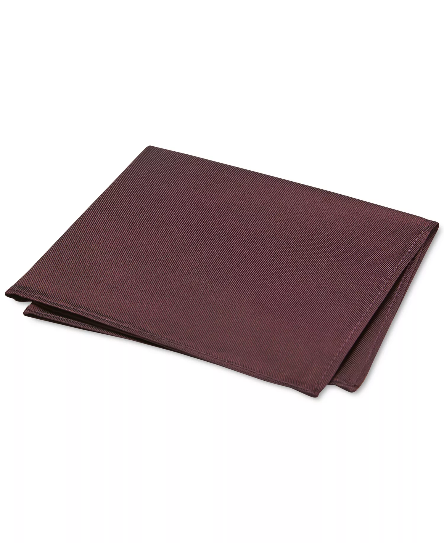 Men's Unison Pocket Square - Burgundy - ONE SIZE