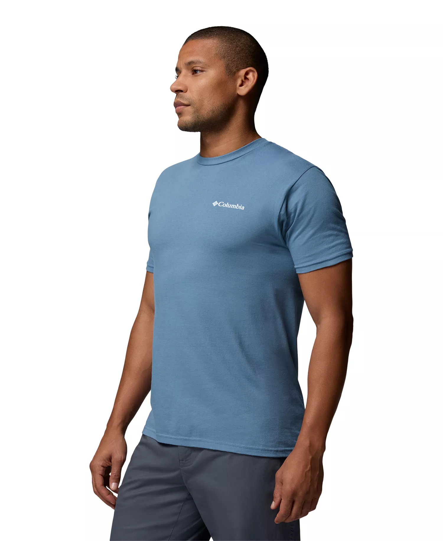 Men's Short-Sleeve Harold Graphic T-Shirt - Light Blue - L