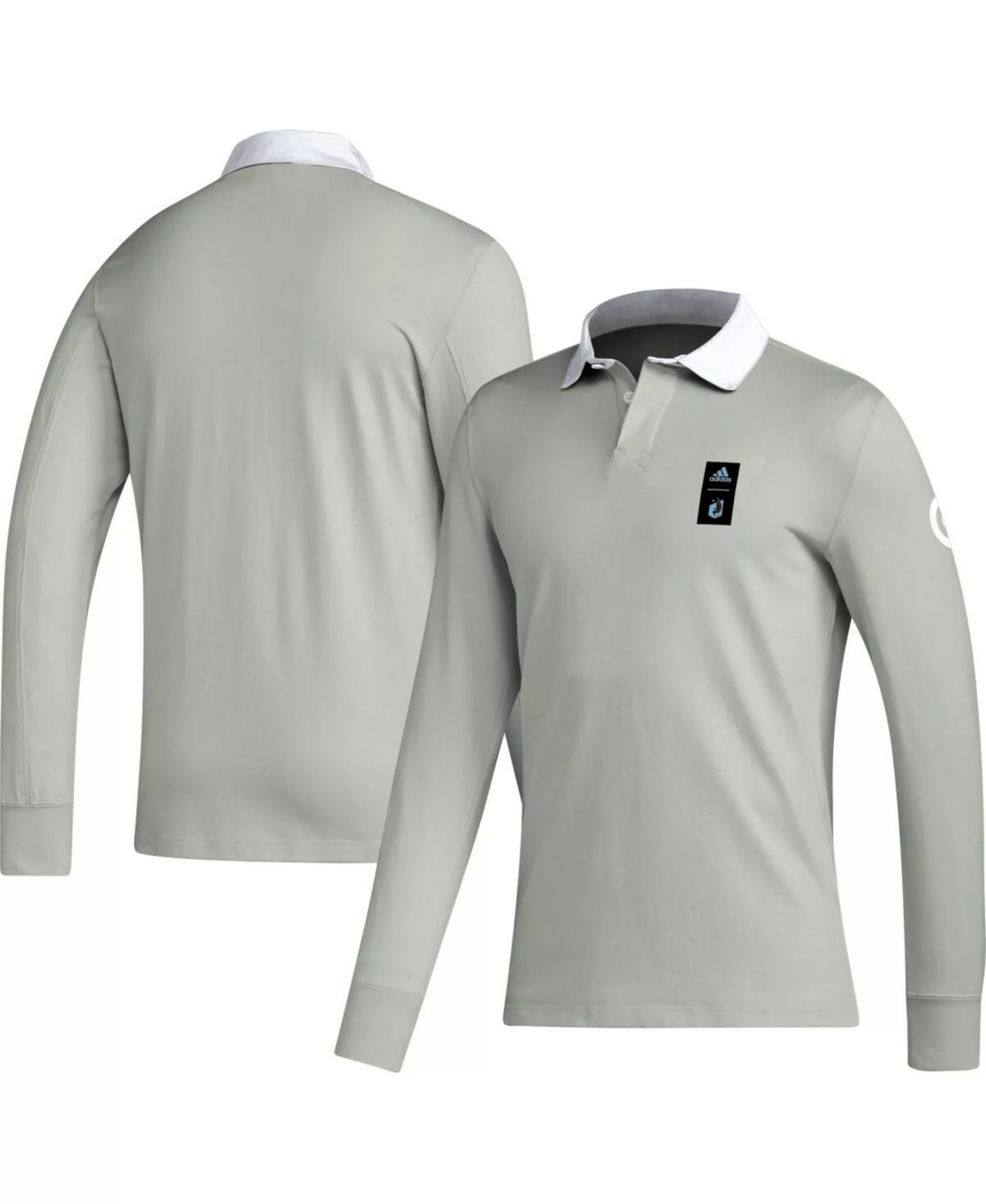 Men's 2023 Player Gray Minnesota United FC Travel Long Sleeve Polo Shirt - Gray - 2XL