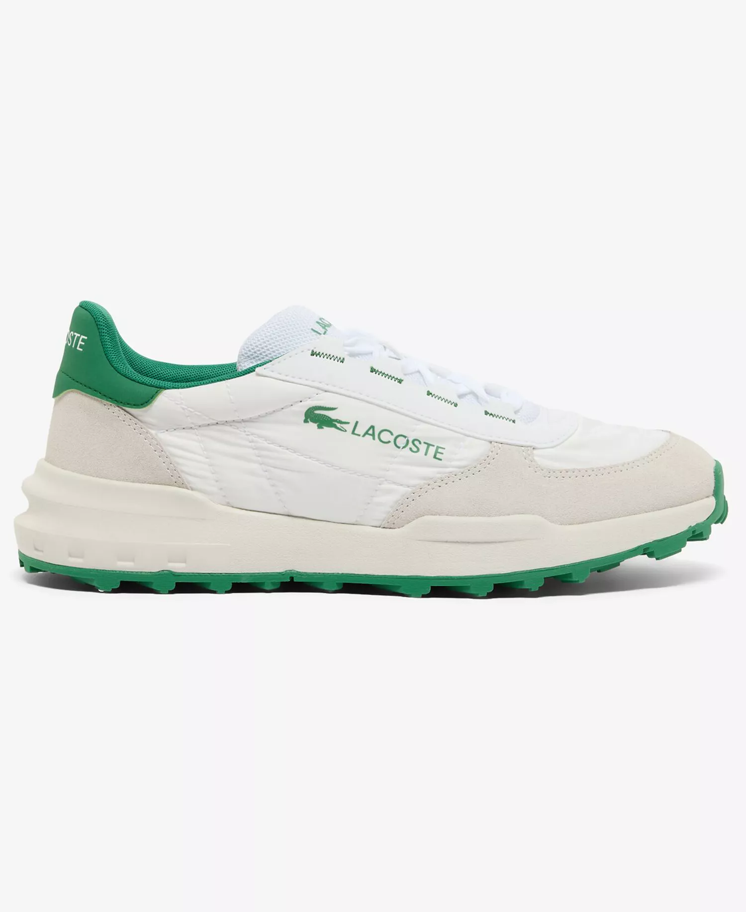 Men's Elite Active EVO Round Toe Sneakers - Off White/Green - 10