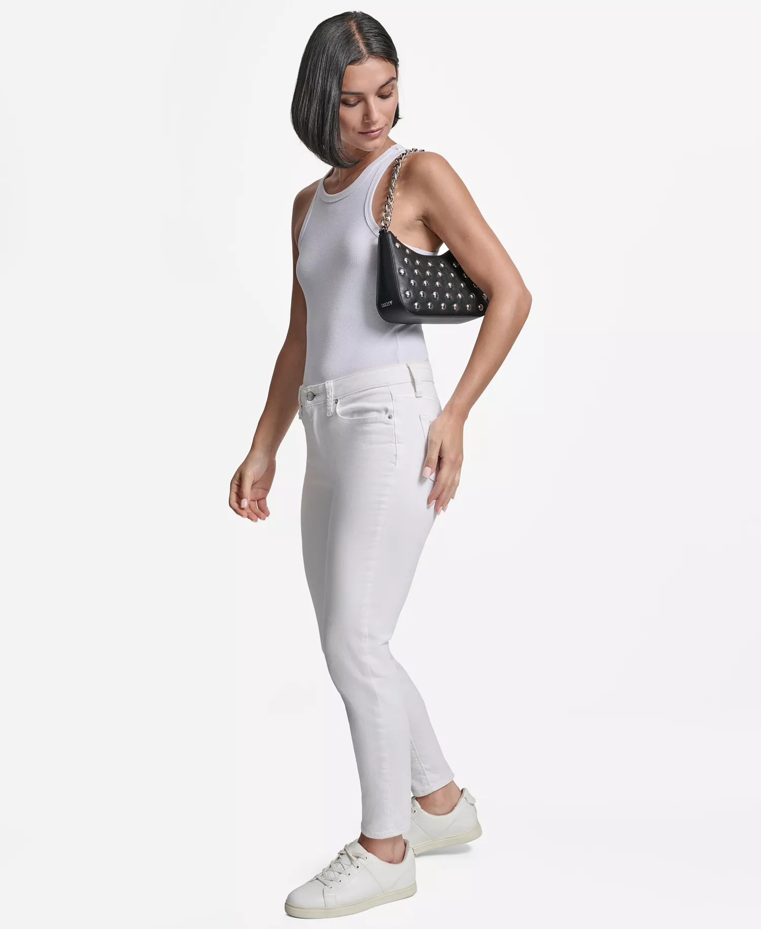 Women's Jenna Demi Small Crossbody Handbag - Black/silver - NO SIZE