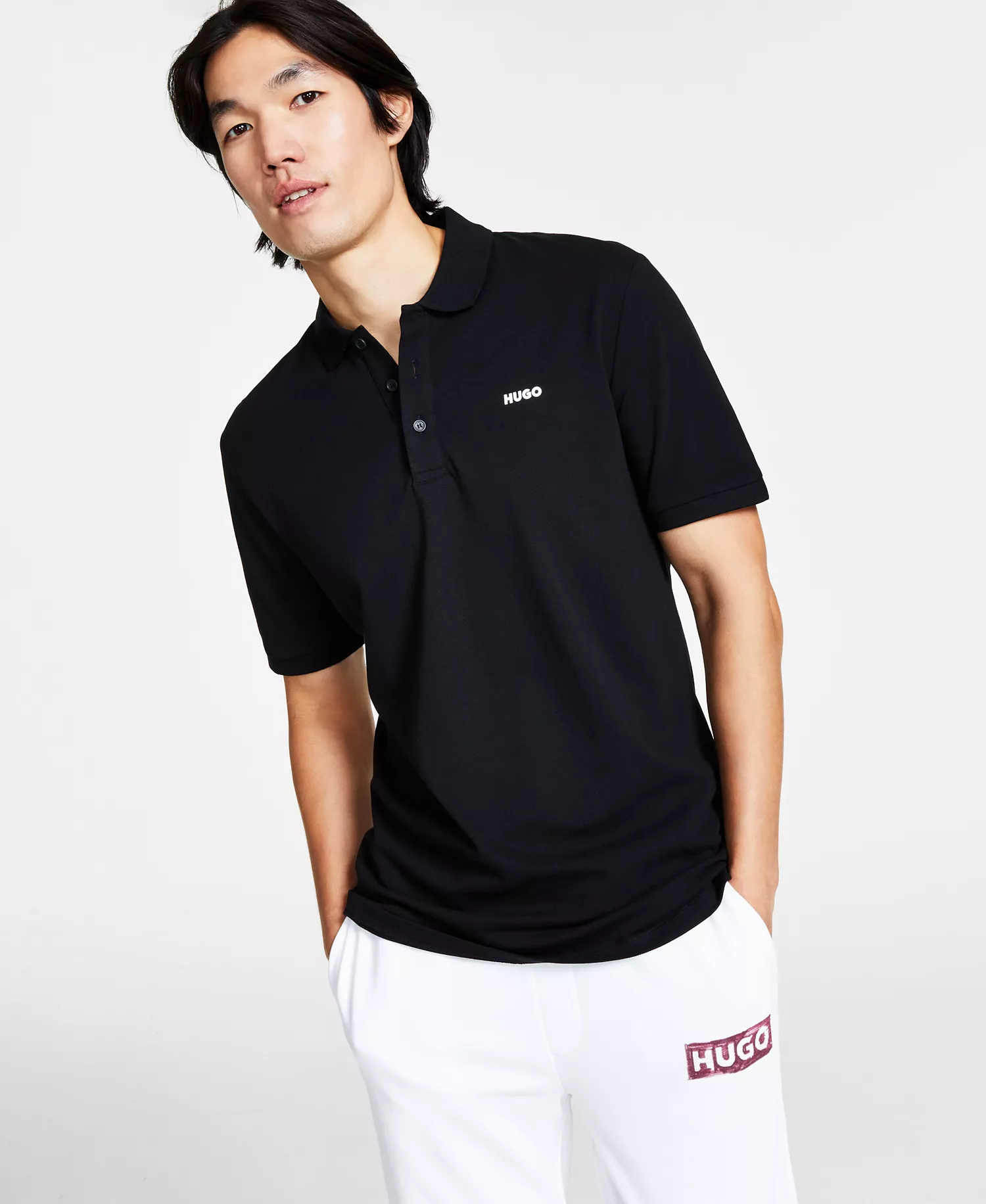 Men's Polo Shirt - Black - 2XL