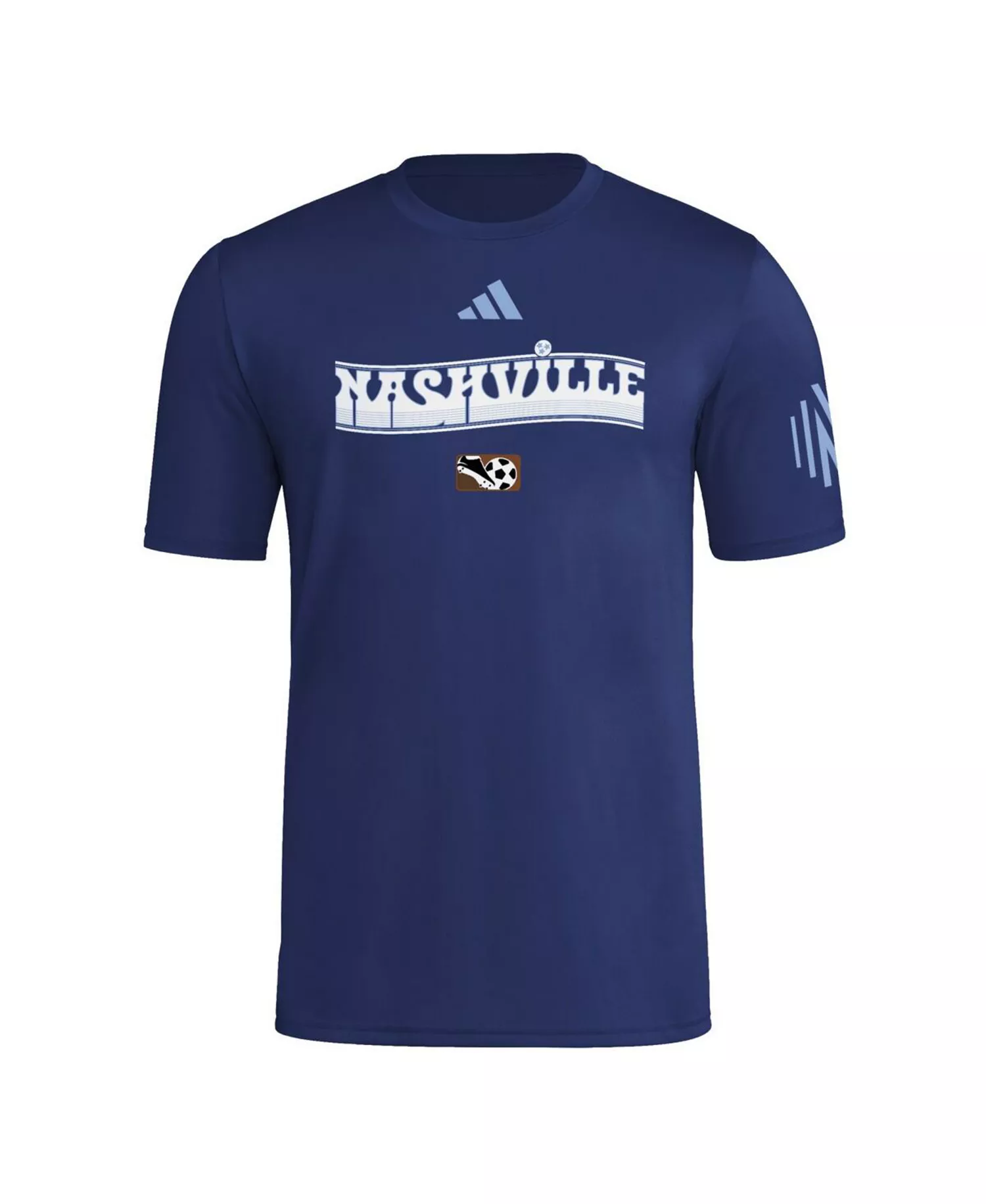 Men's Navy Nashville SC 2025 Archive Collection Jersey Hook T-Shirt - Navy - M