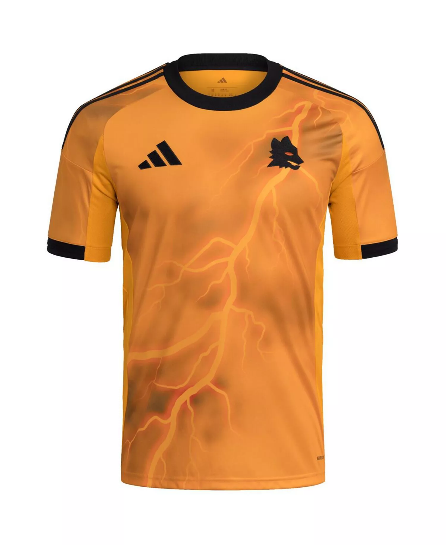 Men's Orange AS Roma 2025/26 Away Replica Jersey - Orange - 2XL