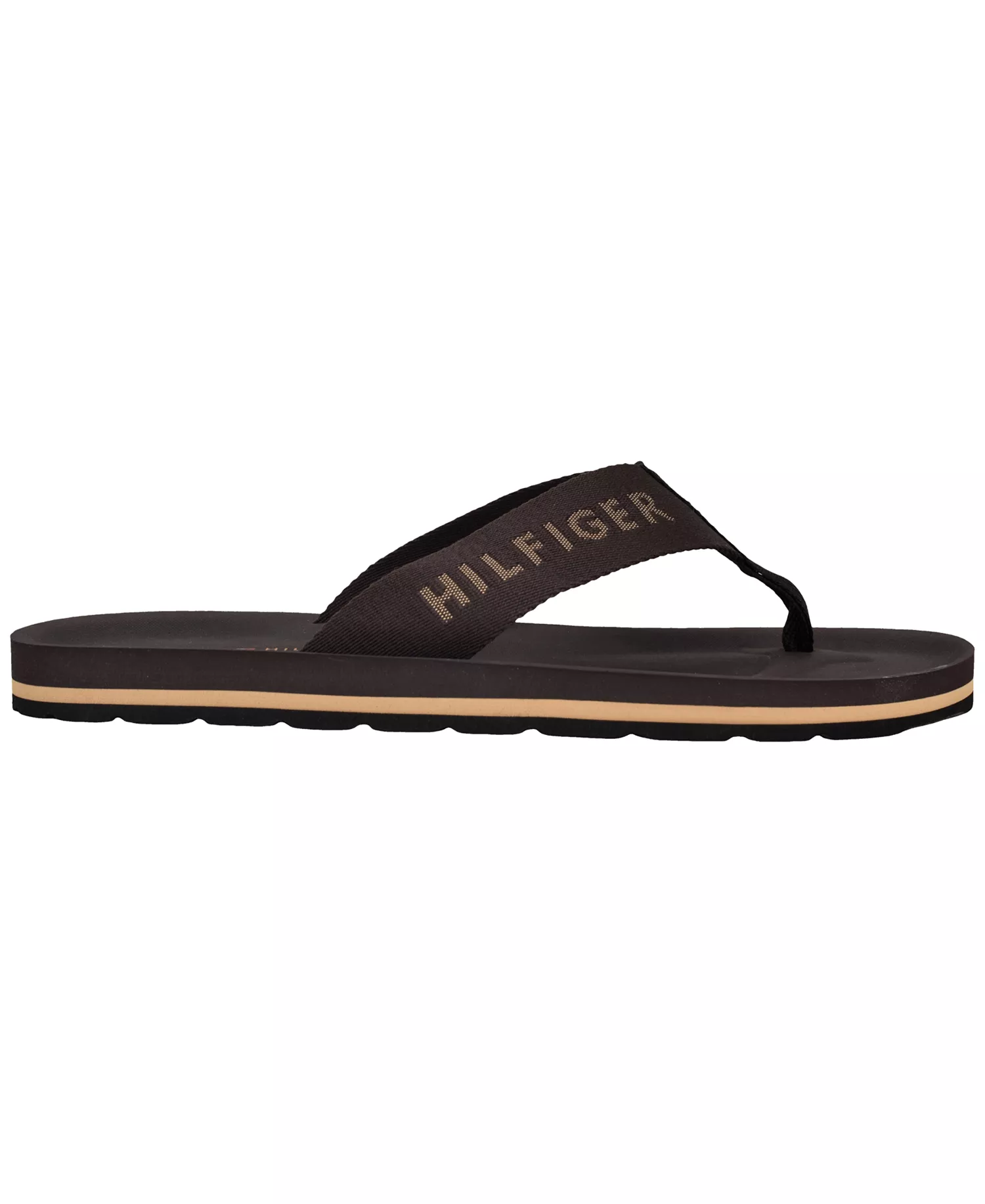 Men's Oaan Sport Flip Flop Sandal - Dark Coffee - 10