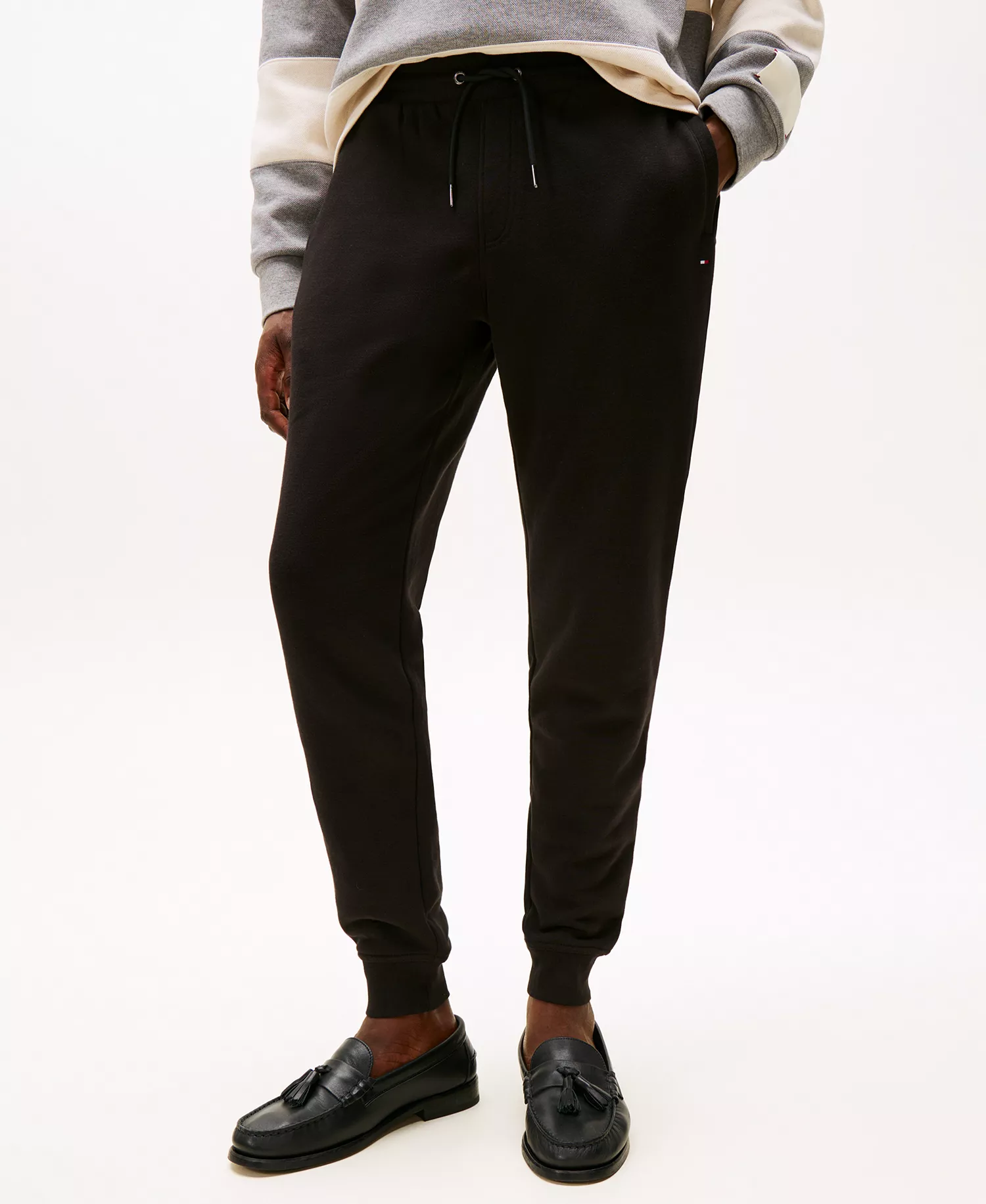 Men's Flag Logo Sweatpants - Black - 3XL