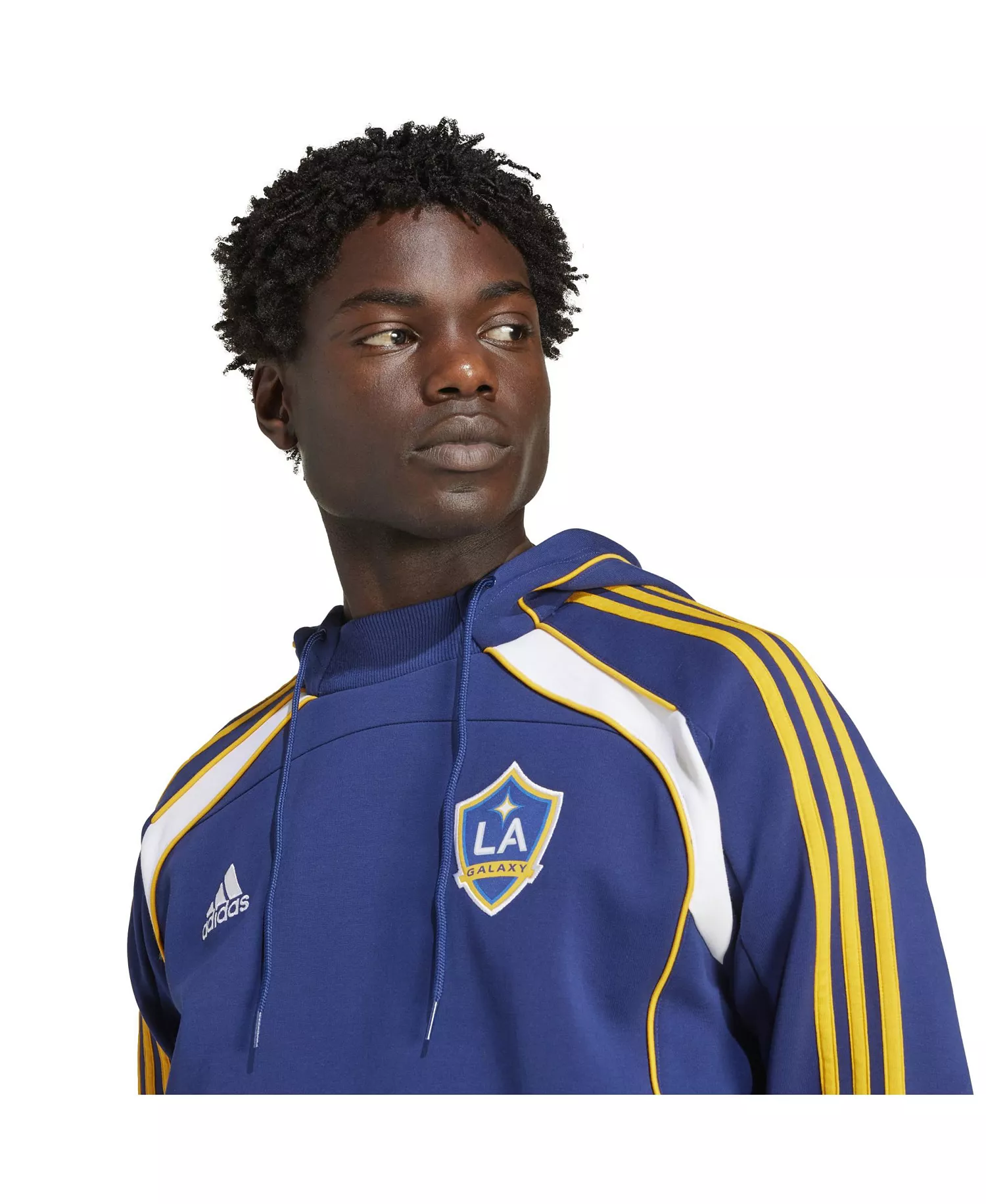 Men's Navy LA Galaxy 2025 Travel Pullover Hoodie - Navy - 2XL