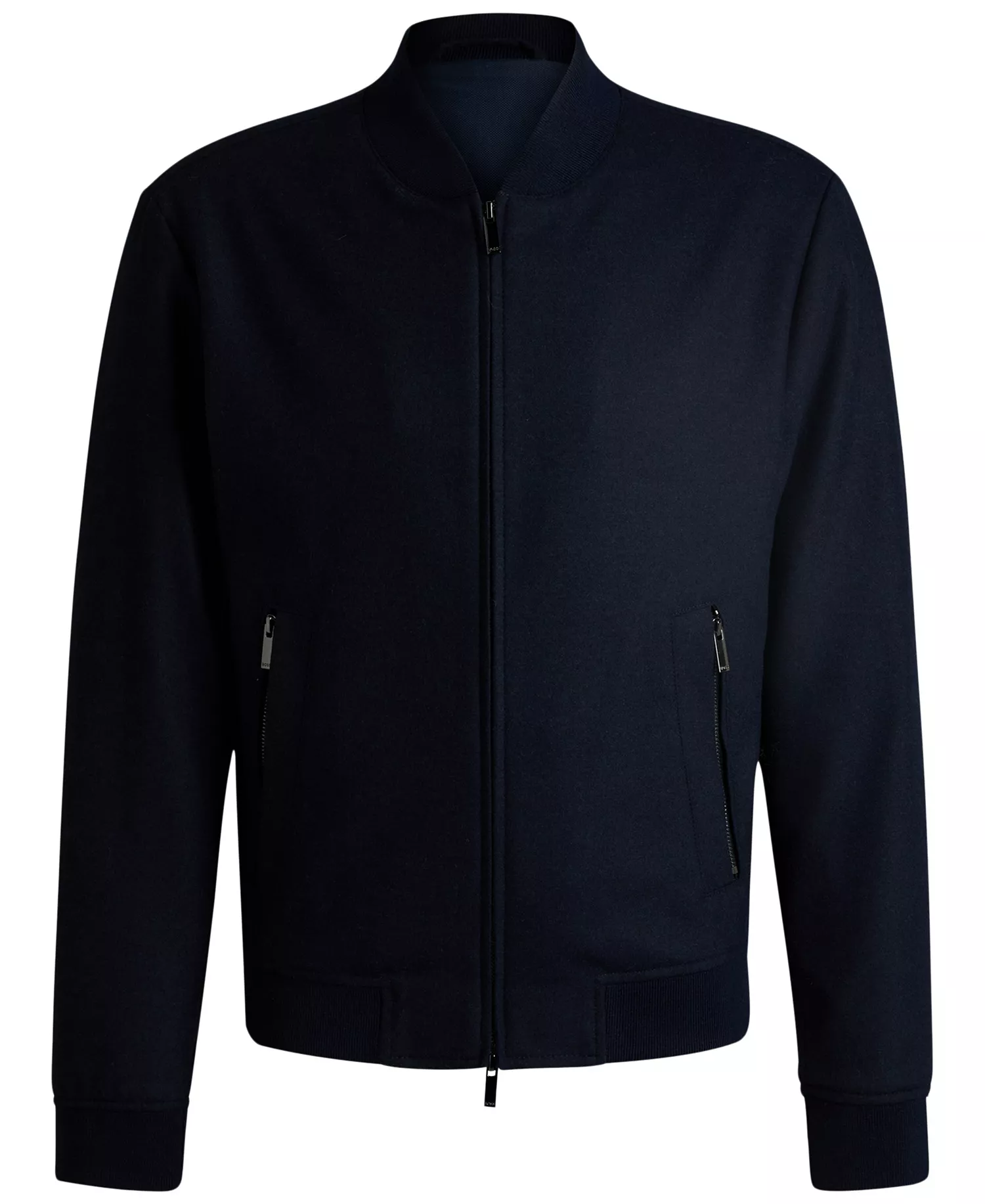 Men's Slim-Fit Jacket - Dark Blue - 38R