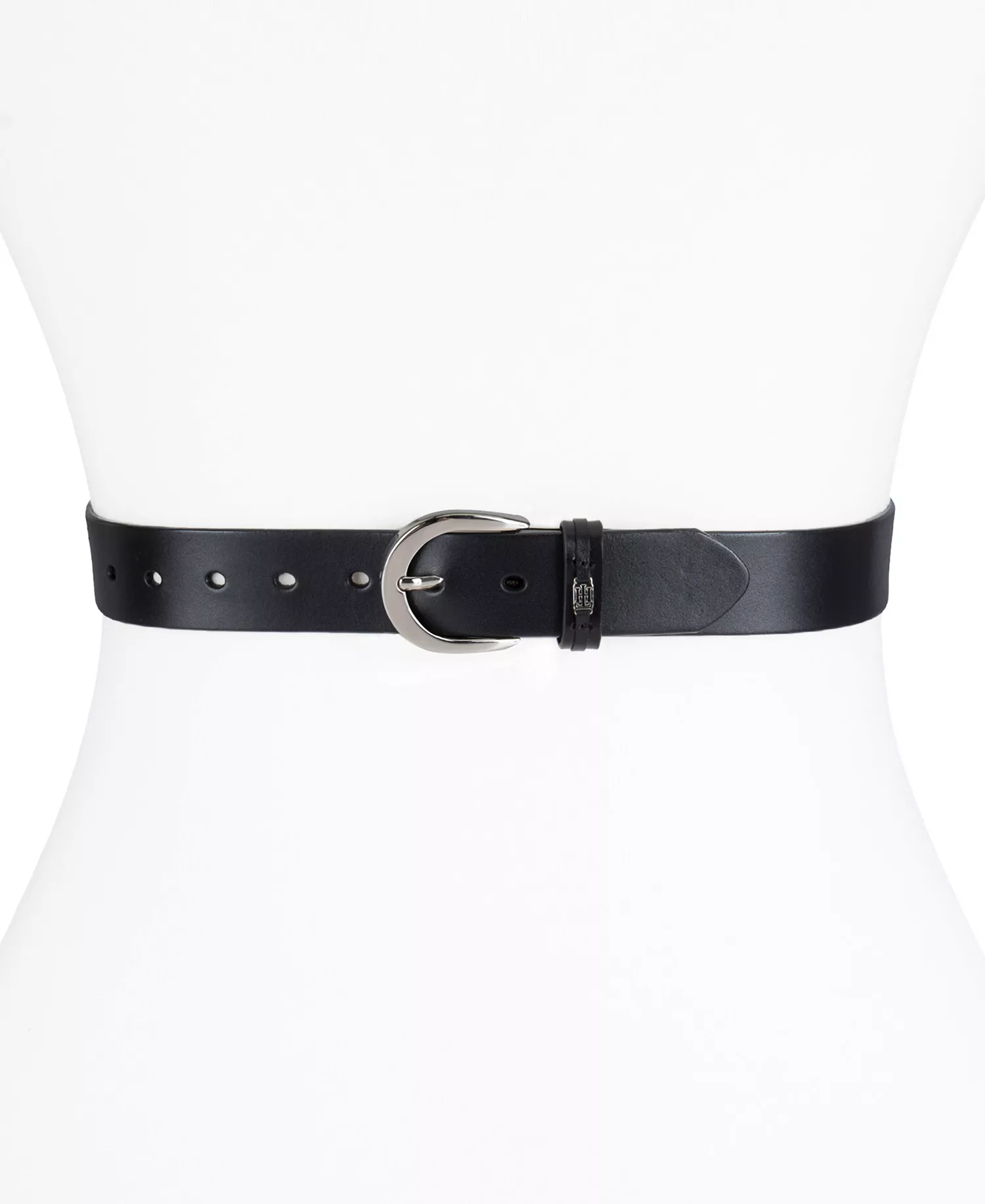 Women's Signature Leather Jean Belt - Black - 2X