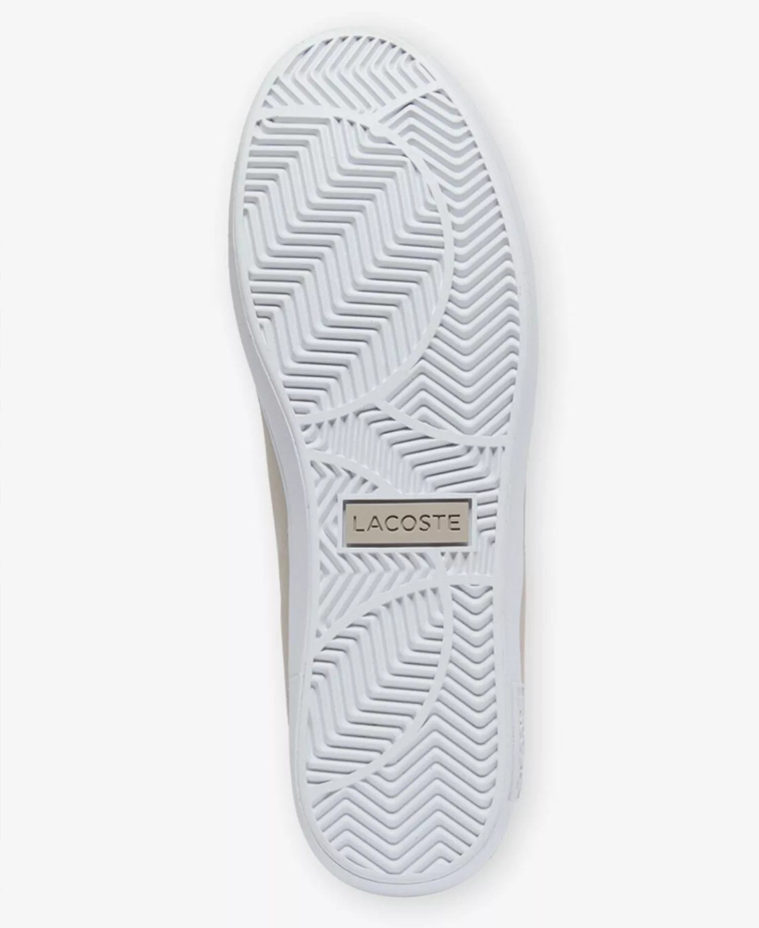 Men's Round-Toe Sneakers - Beige/White - 10.5M