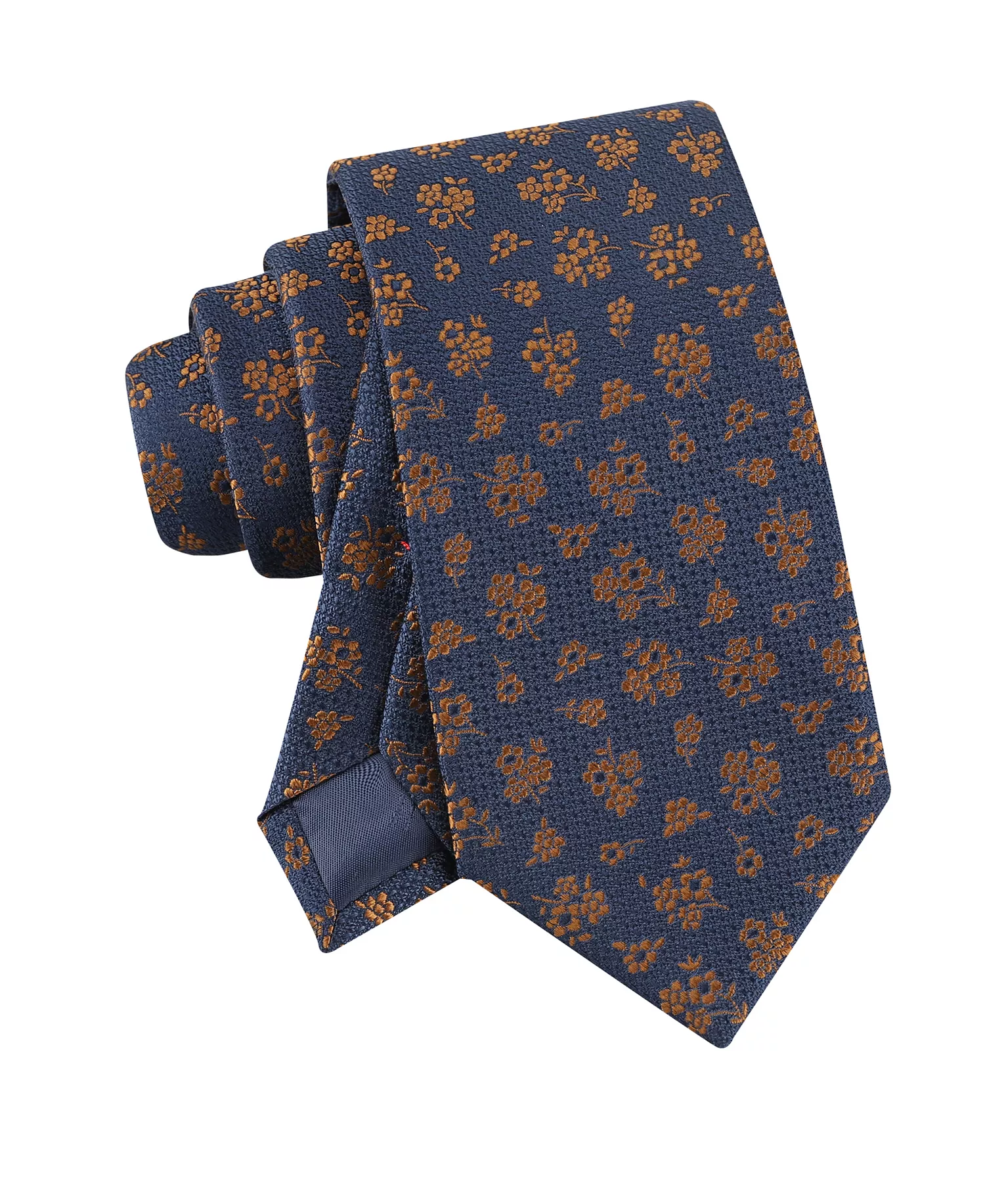 Men's Hudson Floral Print Tie - Blue - ONE SIZE