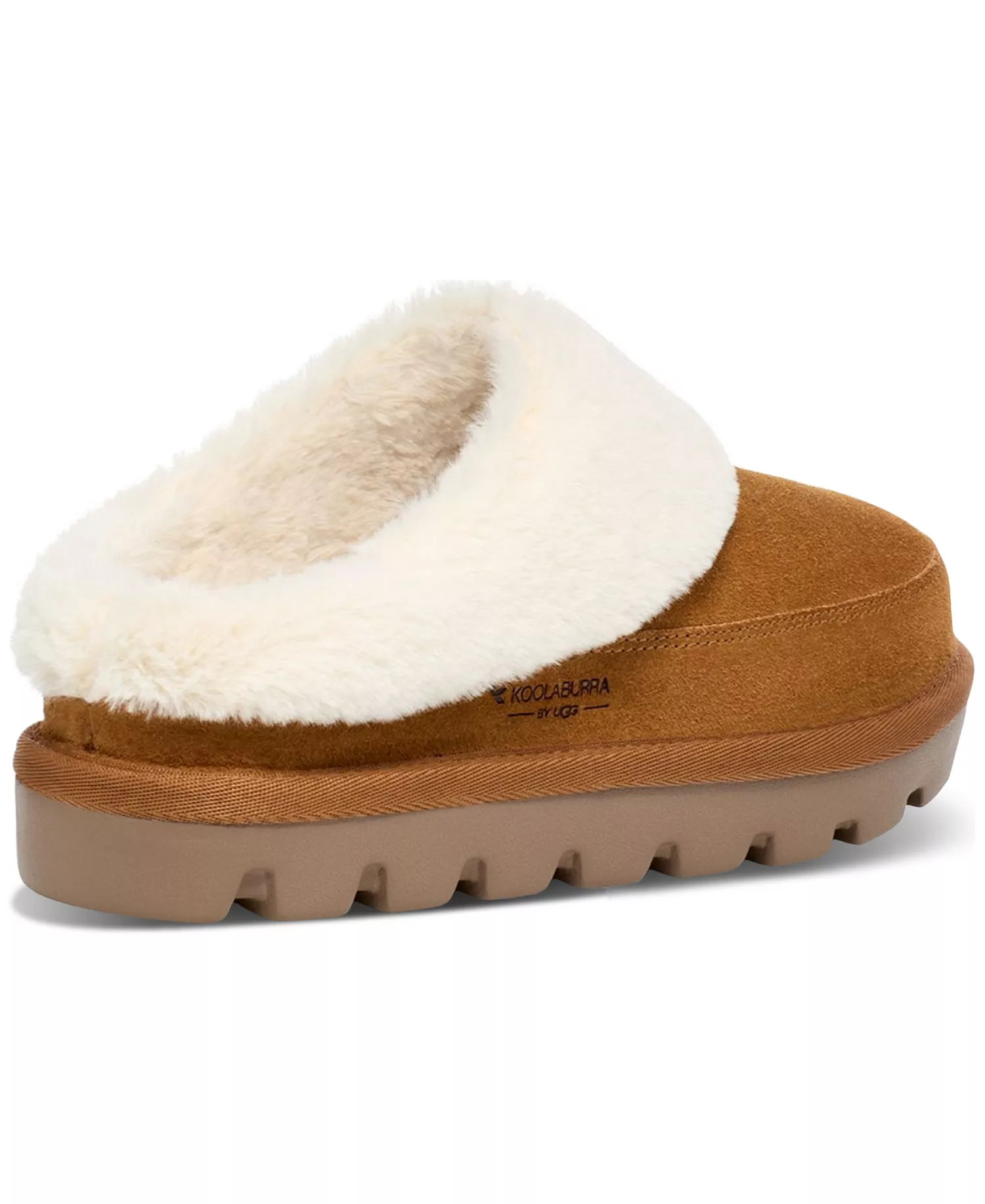 Women's Tizzey Round-Toe Slip-On Cozy Slippers - Chestnut - 10