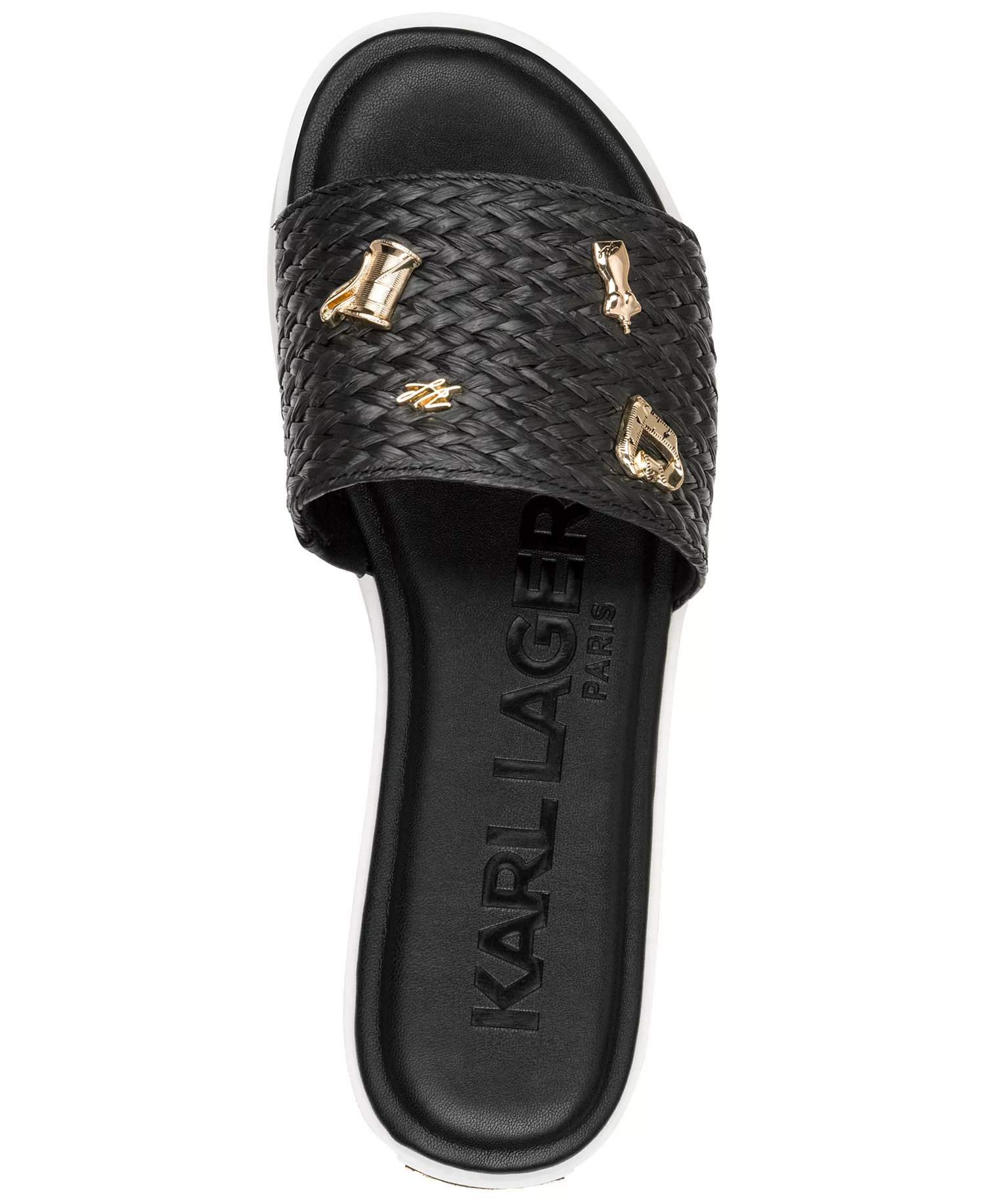 Women's Carenza Atelier Slide Flat Sandals - Black - 10M