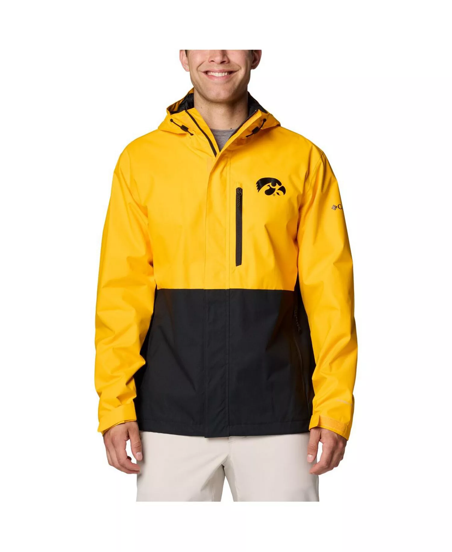 Men's Gold Iowa Hawkeyes Field Bound Omni-Tech™ Full-Zip Jacket - Gold - L