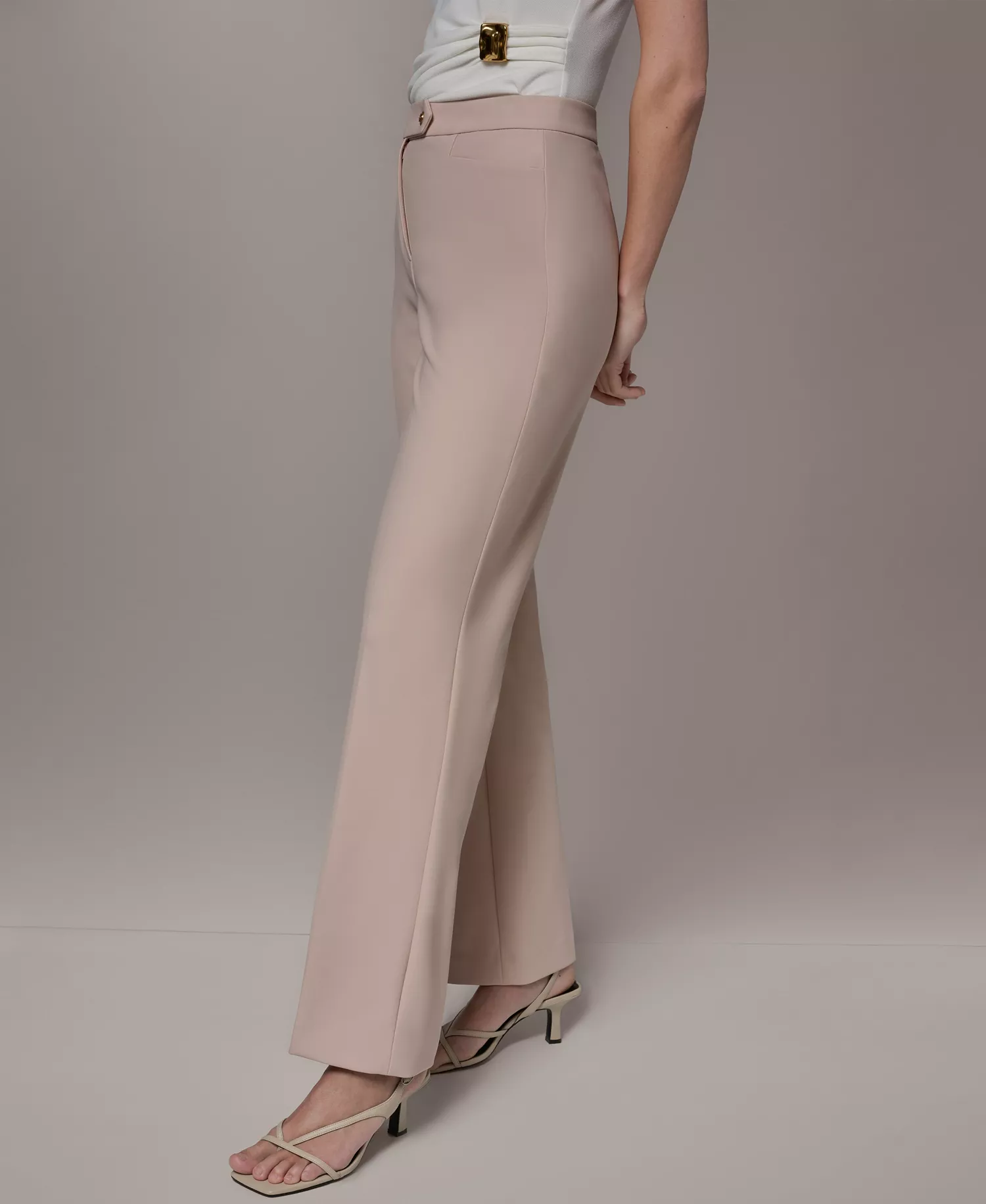 Women's Straight Leg Pants - Snow Petal - 0