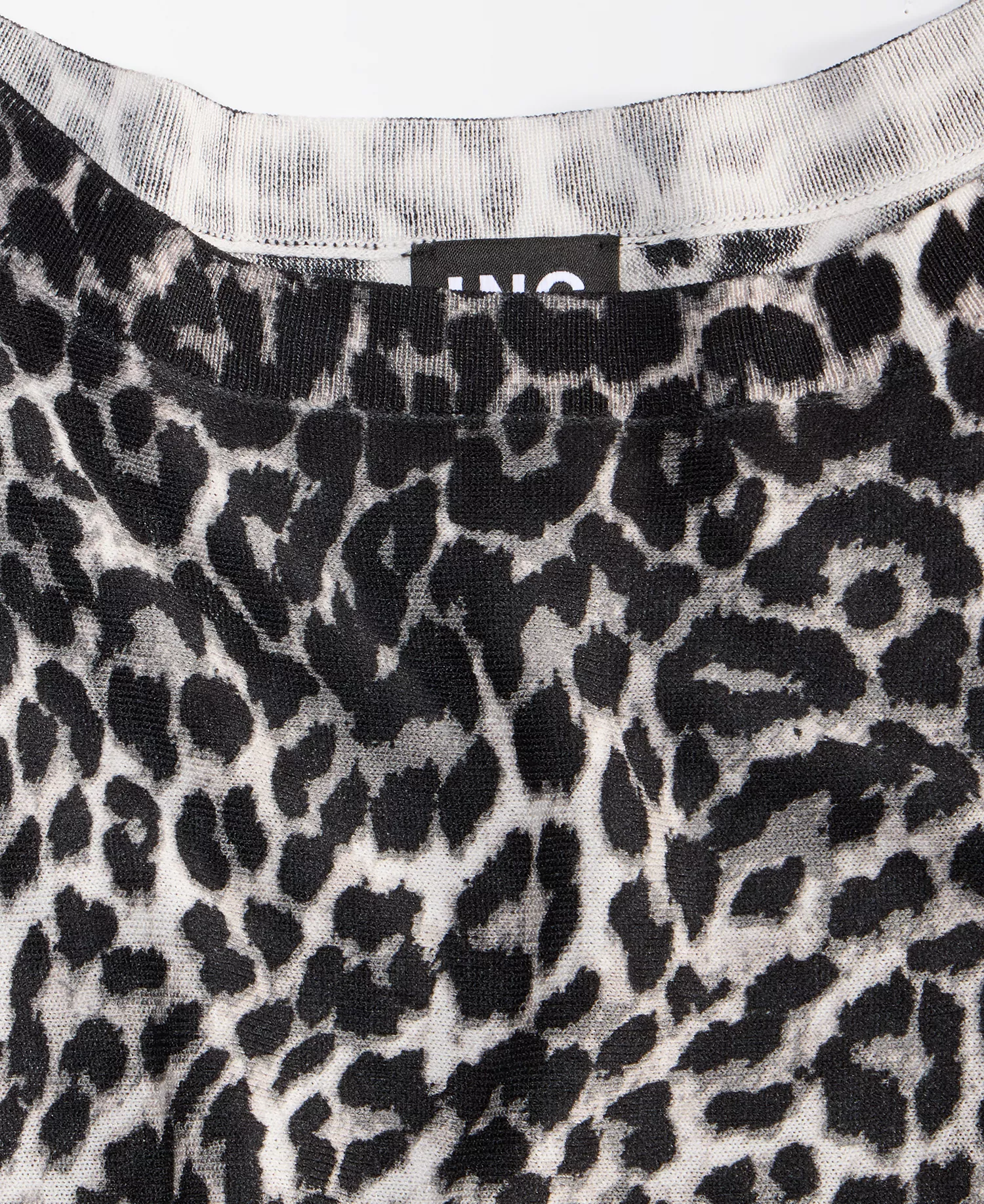 Petite Lightweight Boat-Neck Sweater, Macy's Exclusive - Caesy Cheetah Black - P/M