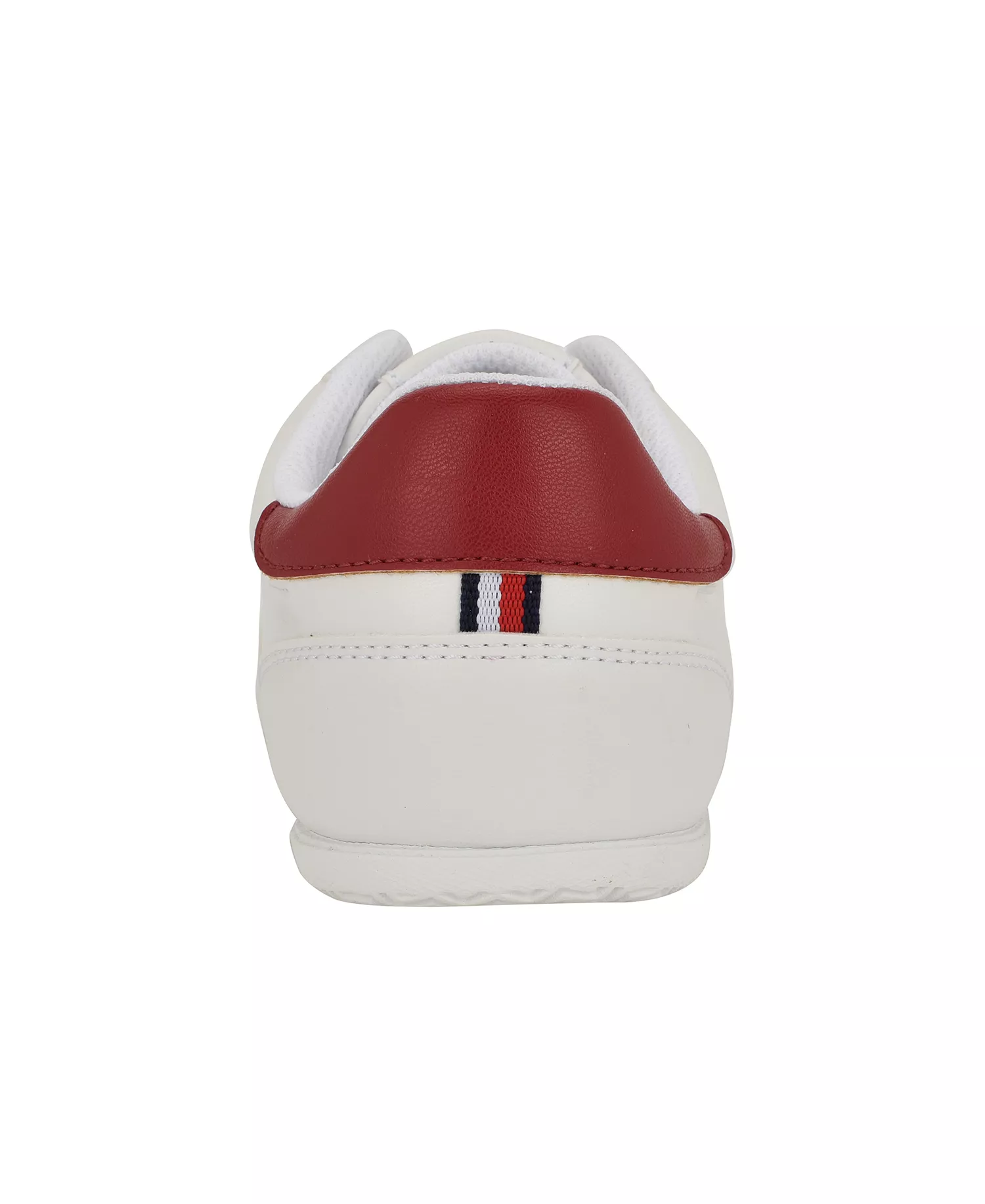 Women's Eryanne Signature Logo Lace-Up Sneakers - White/Red - 5M