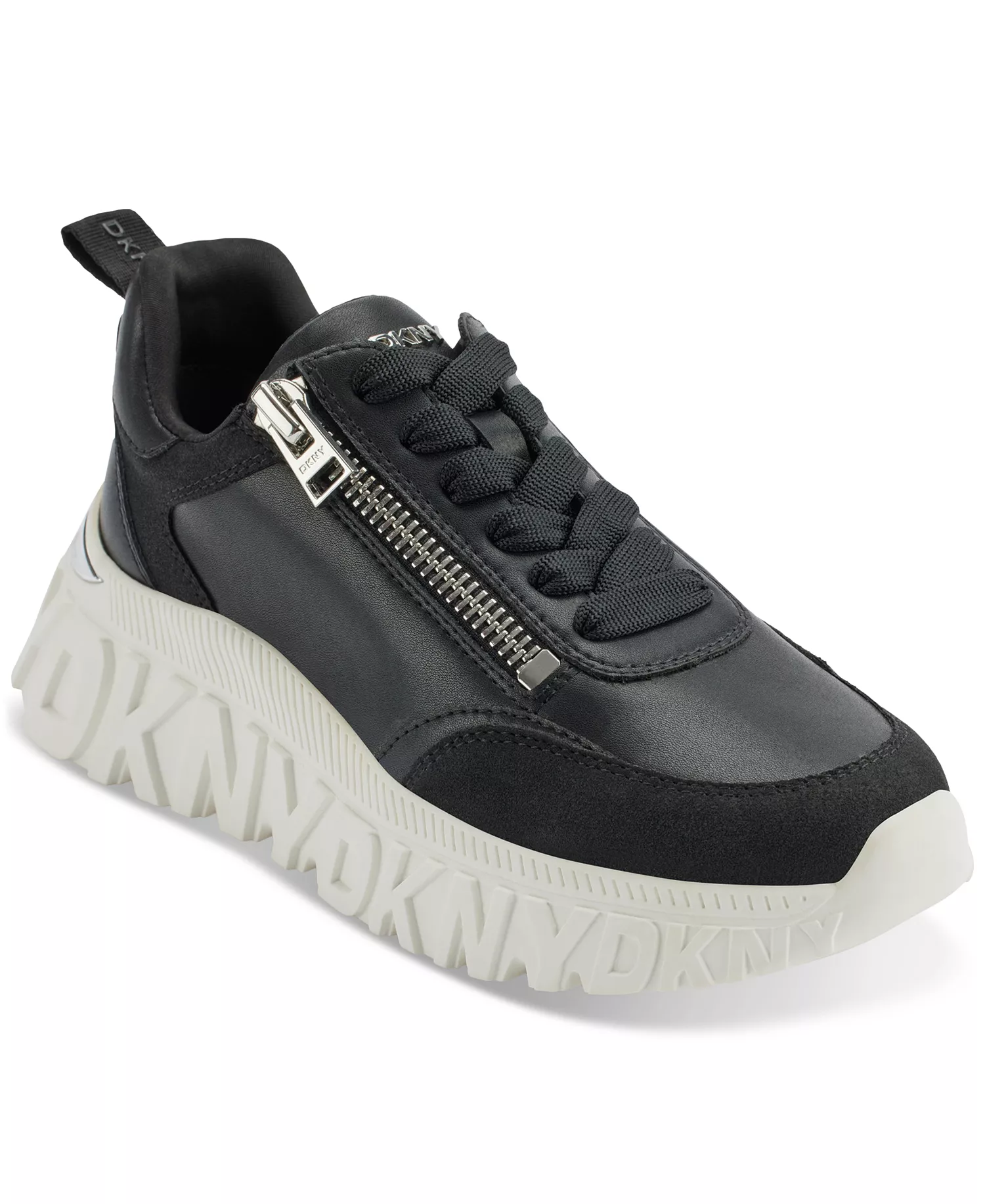 Women's Lakelyn Zip Platform Sneakers - Black - 7.5M