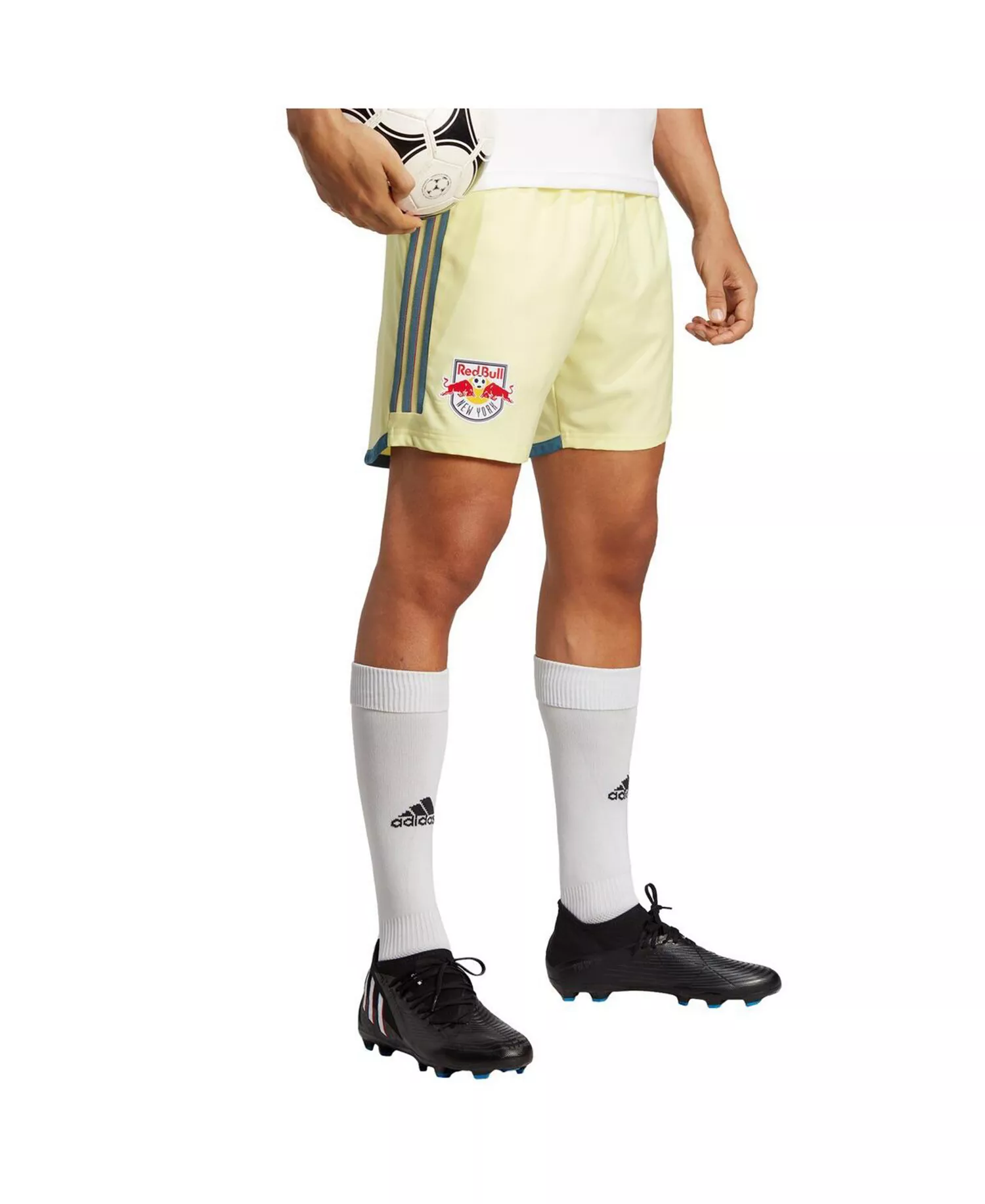 Men's Yellow New York Red Bulls AEROREADY Authentic Shorts - Yellow - 2XL