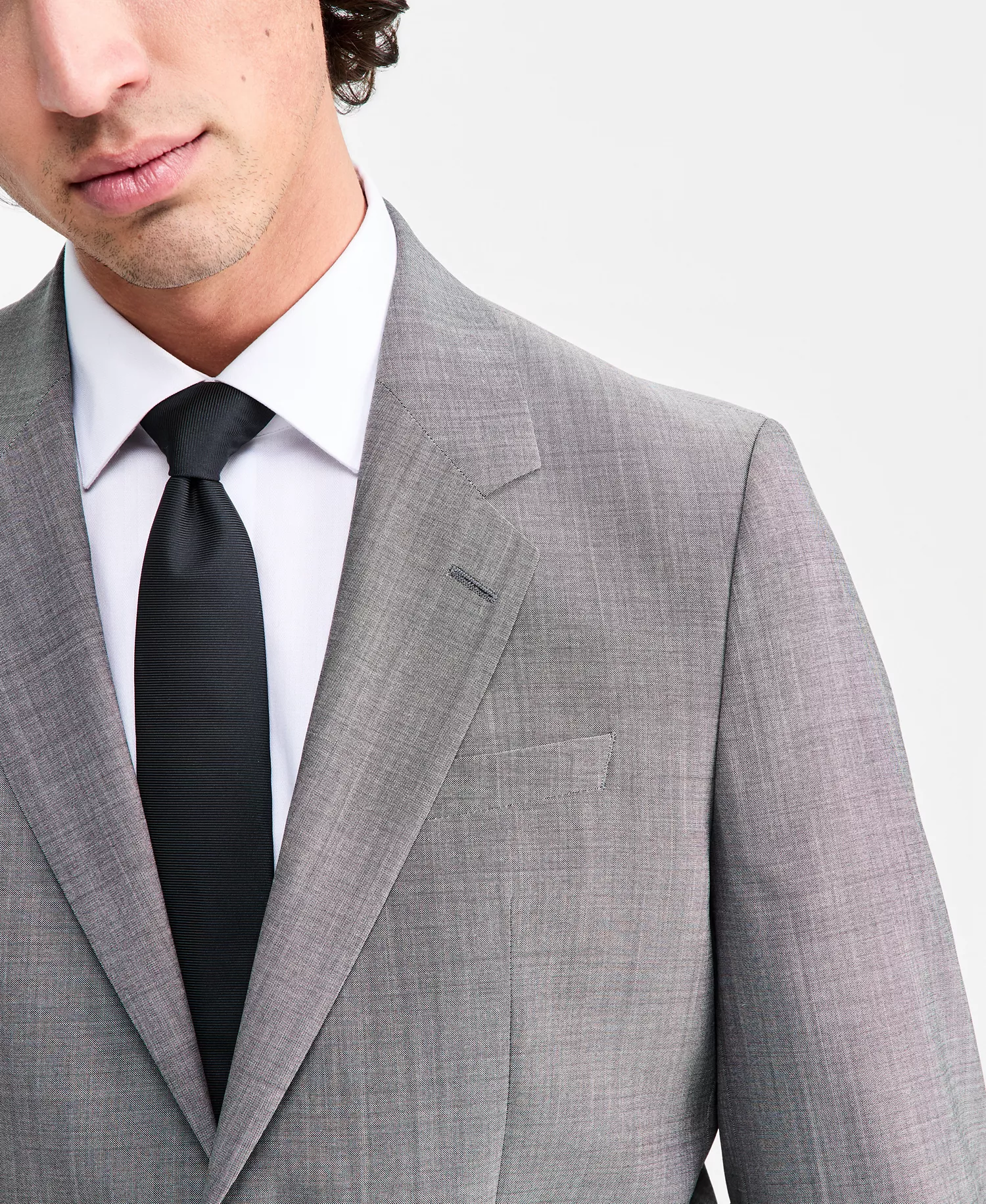 Men's Modern-Fit Suit Separates Jacket - Dark Grey - 36R