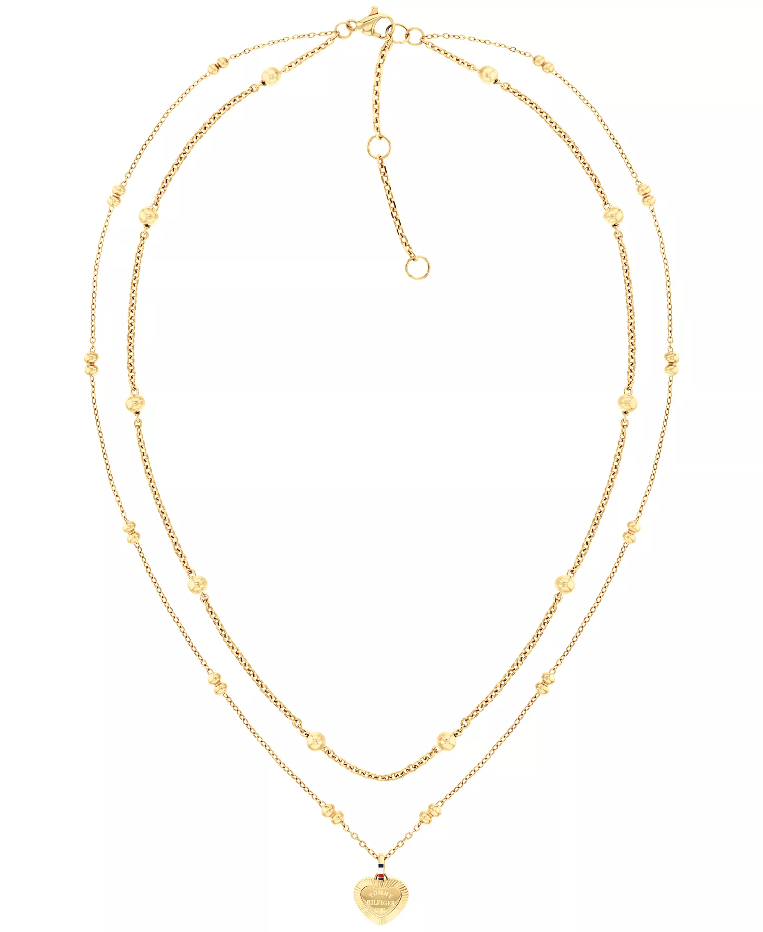 Women's Layered Gold-Plated Stainless Steel Necklaces - Gold - ONE SIZE