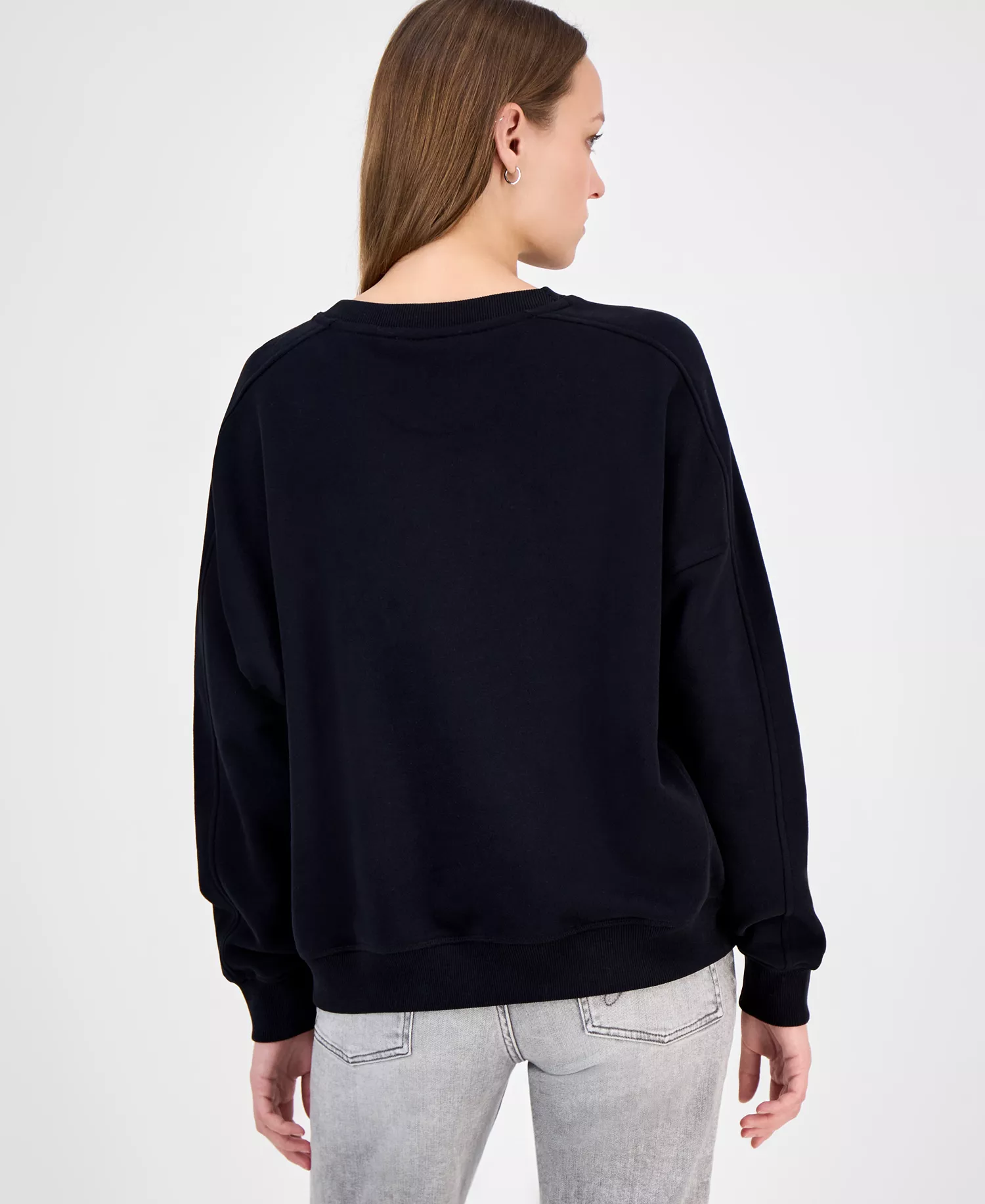 Women's Star Logo Sweatshirt - Black - S