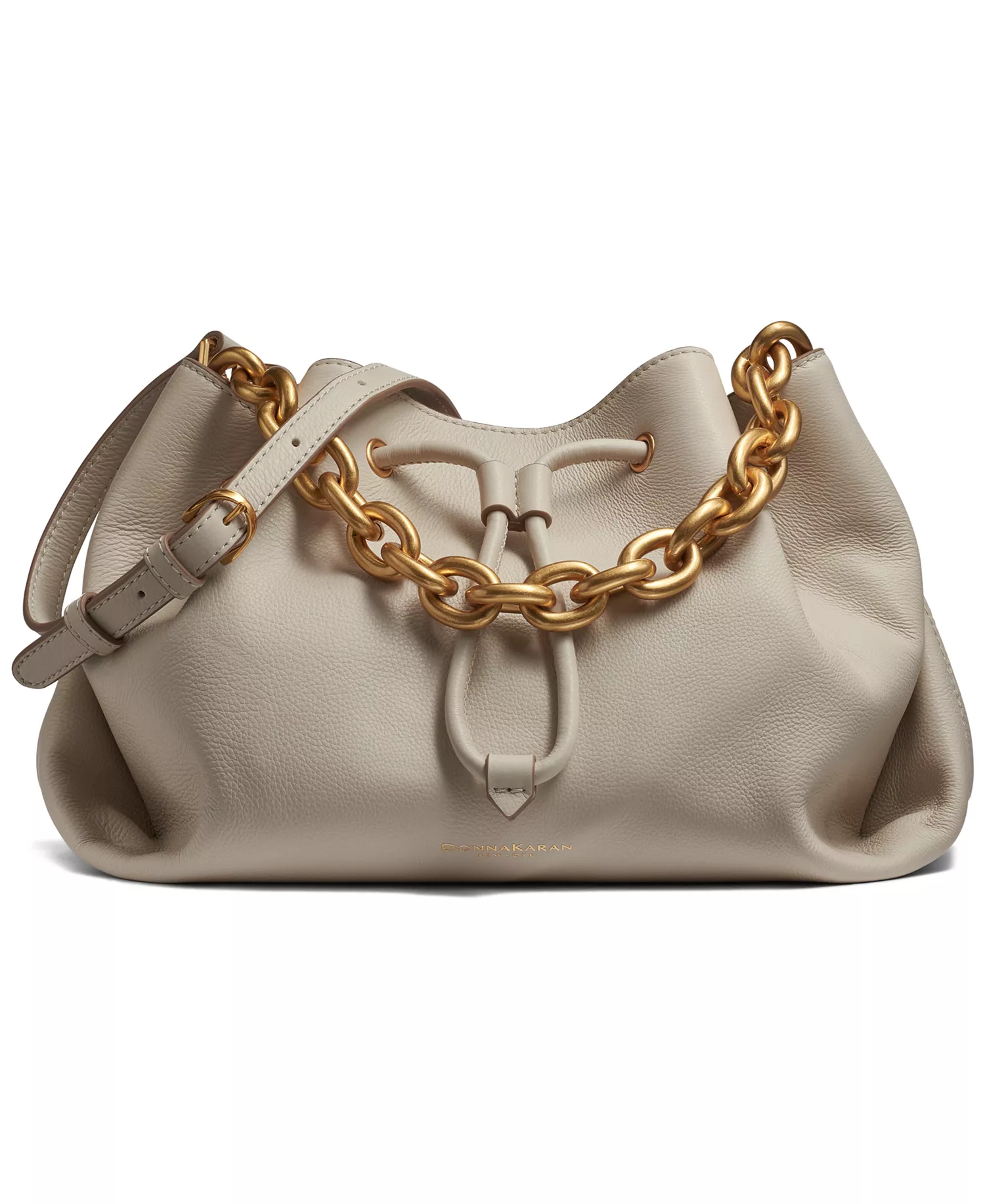 Lyndon Drawstring Crossbody Bag - Sand - NO SIZE