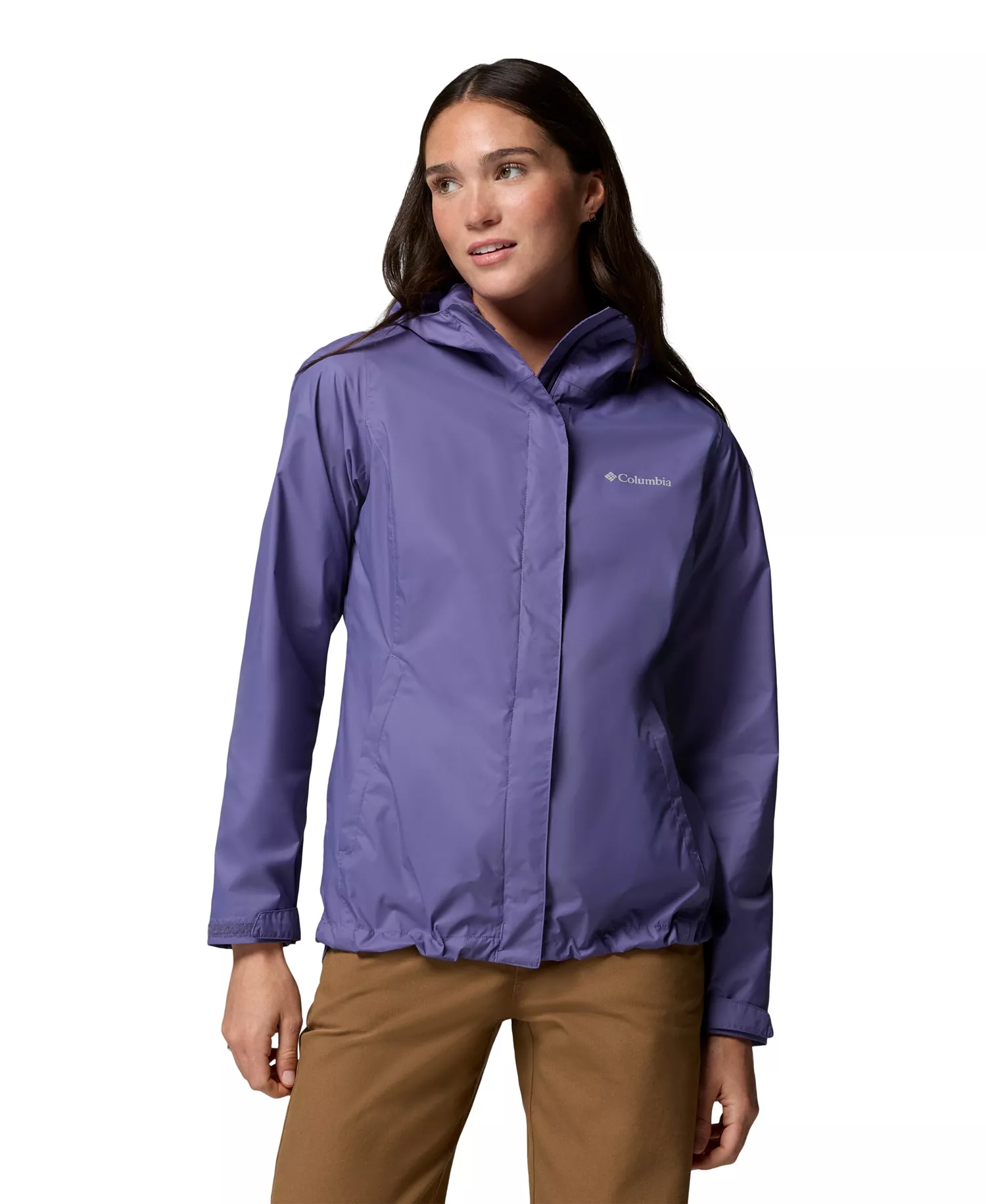 Women's Omni-Tech™ Arcadia II Rain Jacket - Black - L