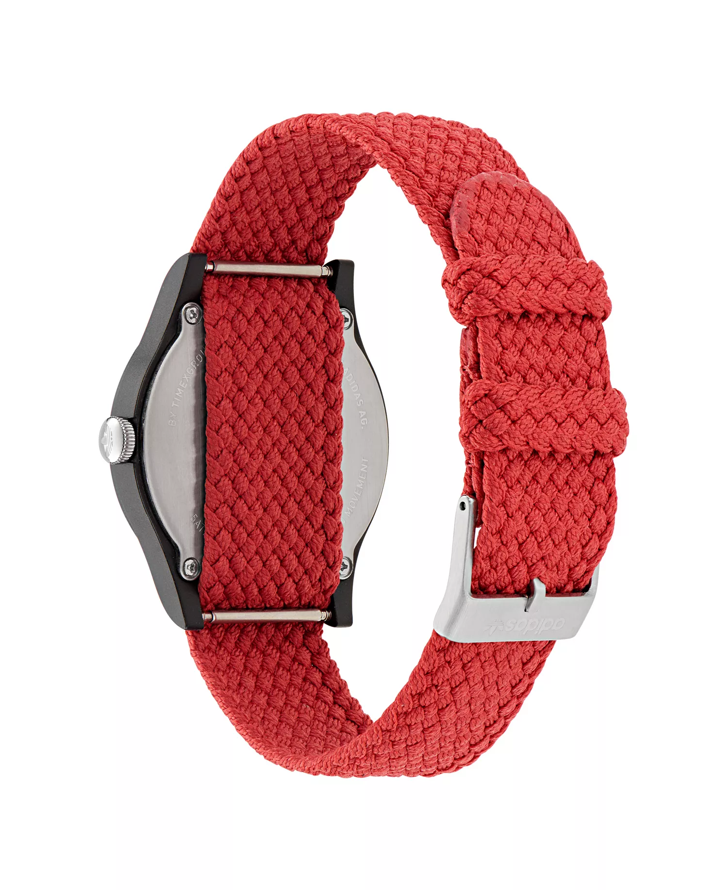 Unisex Analog Red Nylon Watch, 39mm - Red - No Size