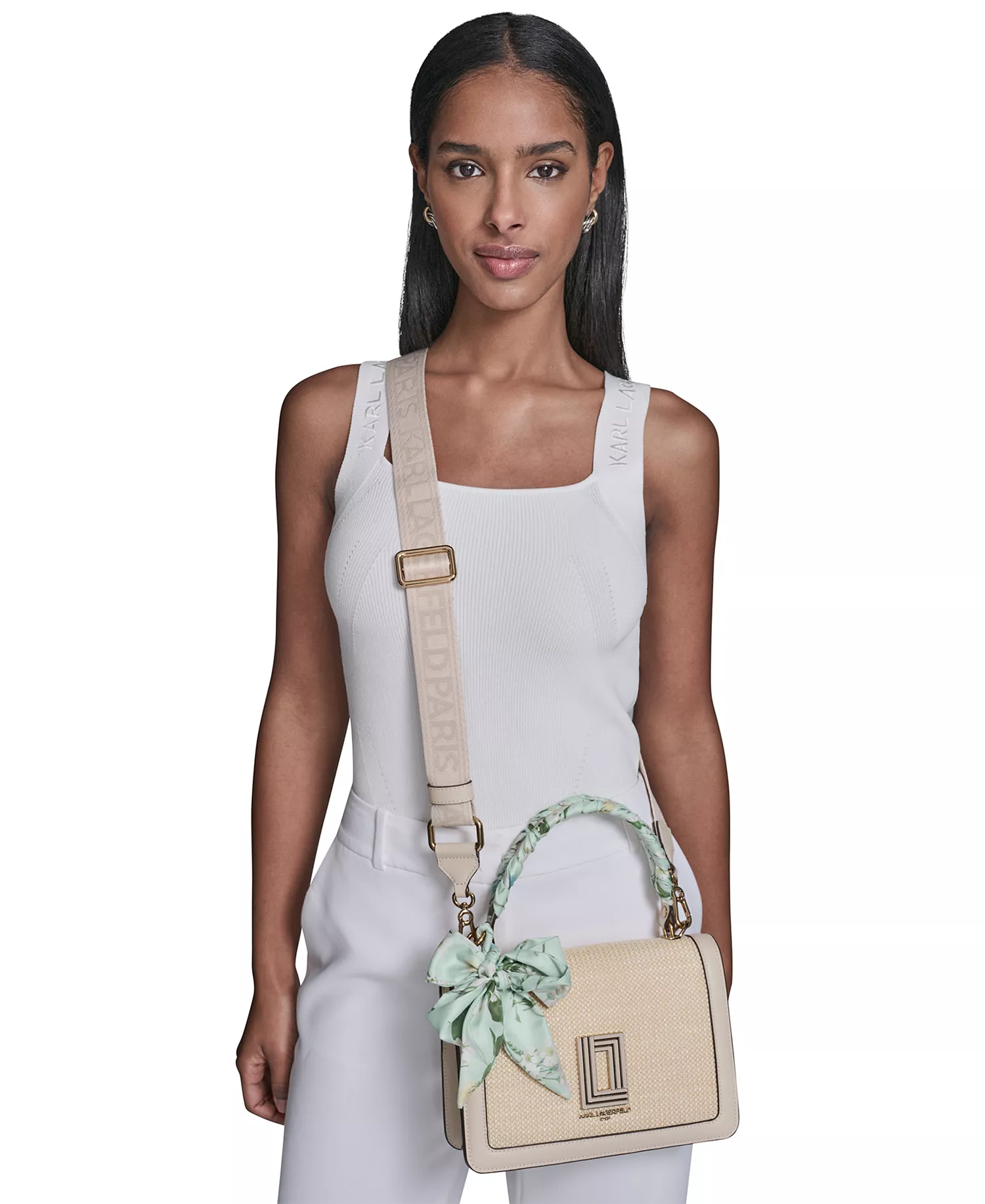 Simone Small Crossbody Satchel Bag - Neutral - No Size