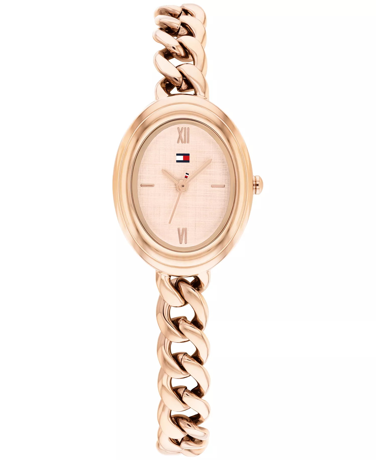 Women's Quartz Rose Gold Tone Stainless Steel Chain Bracelet Watch, 21.5mm - Rose Gold - No Size
