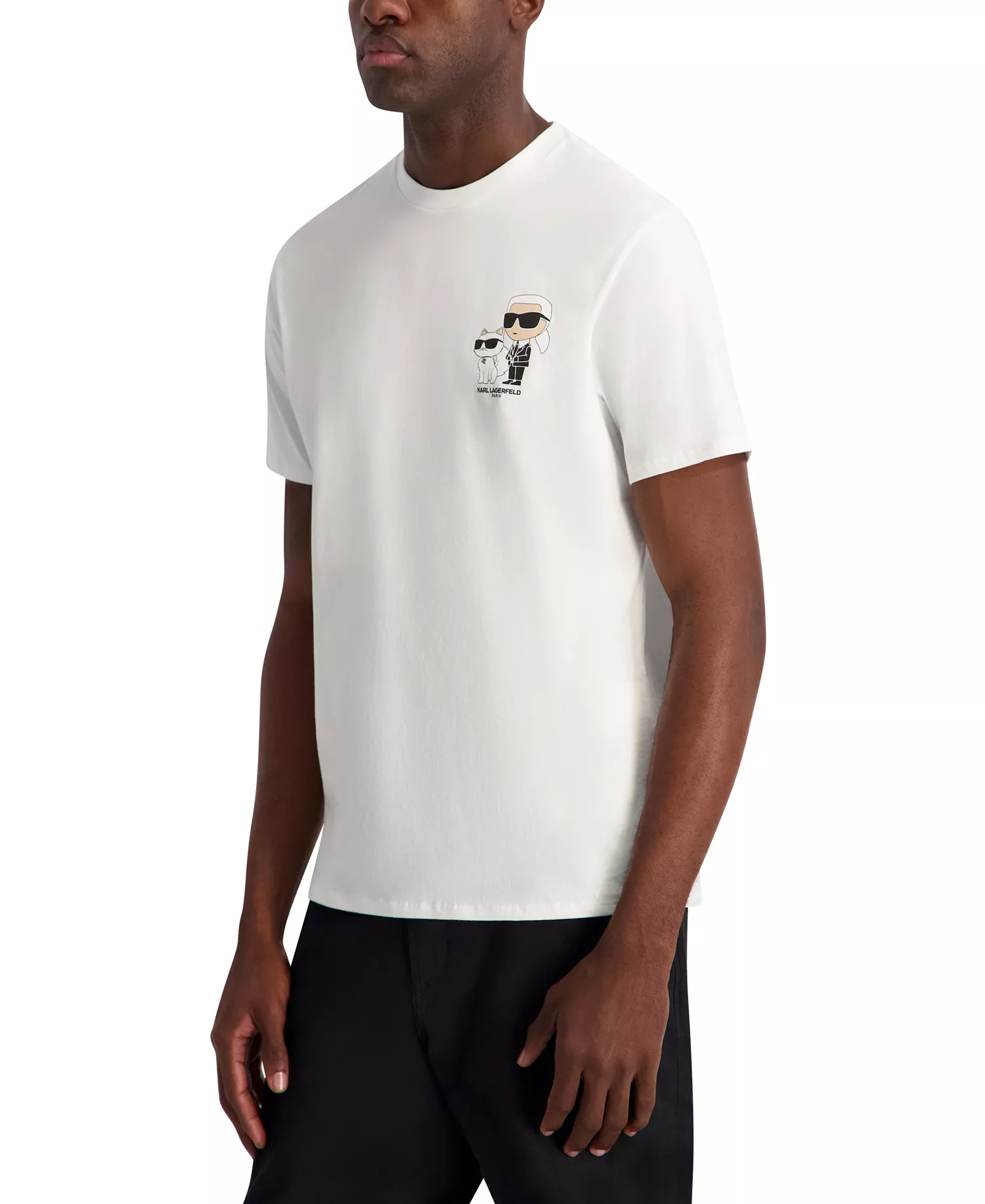 Men's Choupette Regular-Fit T-Shirt - White - 2XL