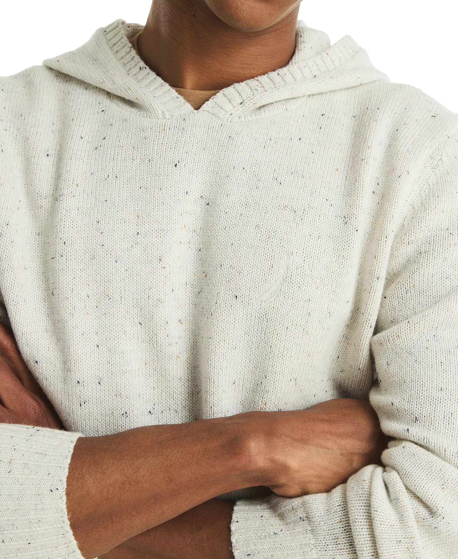 Men's Donegal Pull-On Hooded Sweatshirt - Marshmallow - 2XL