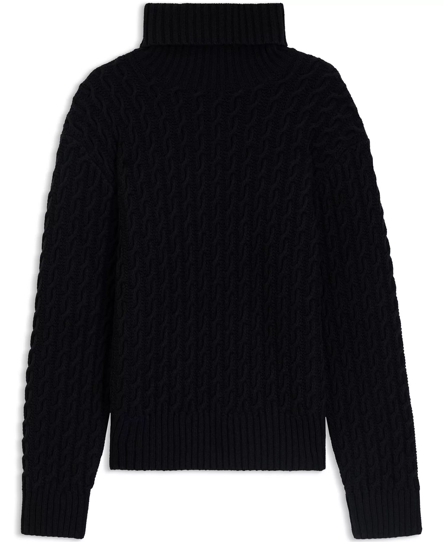 Men's BECKHAM x BOSS Wool Cashmere Cable-Knit Sweater - Dark Blue - 2XL