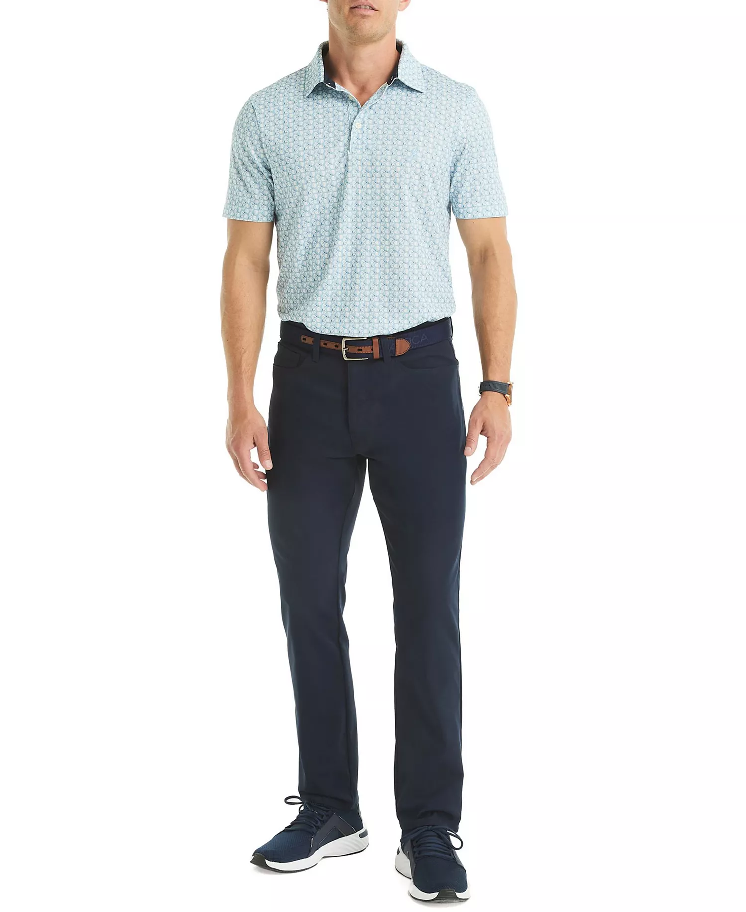 Men's Regular-Fit Stretch 5 Pocket Pants - Navy Seas - 30x30