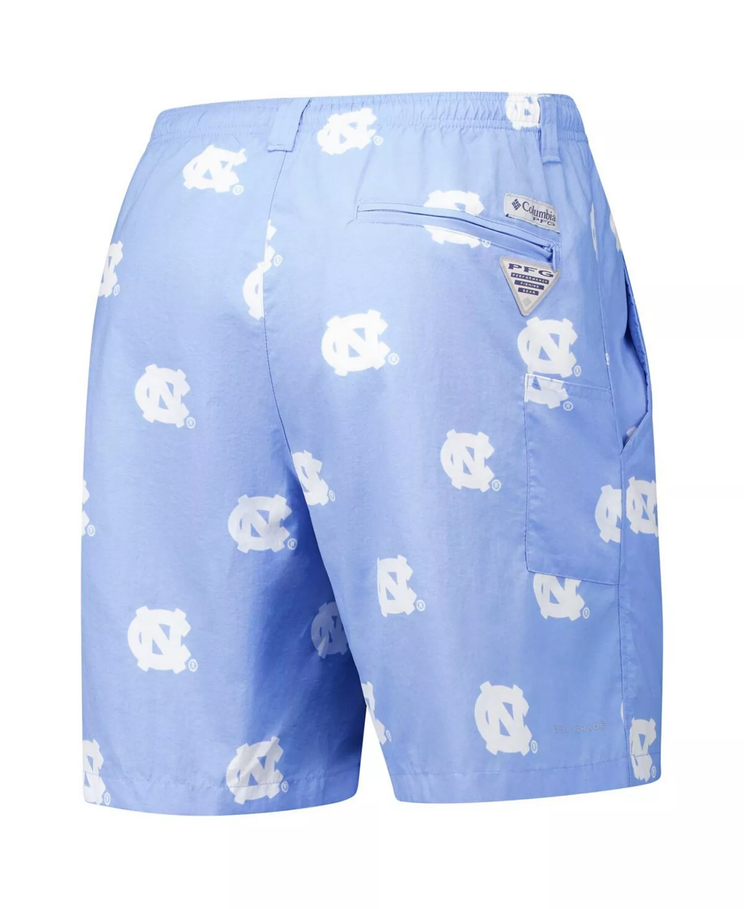 Men's Carolina Blue North Carolina Tar Heels Back Cast III Printed Shorts - Carolina Blue - M