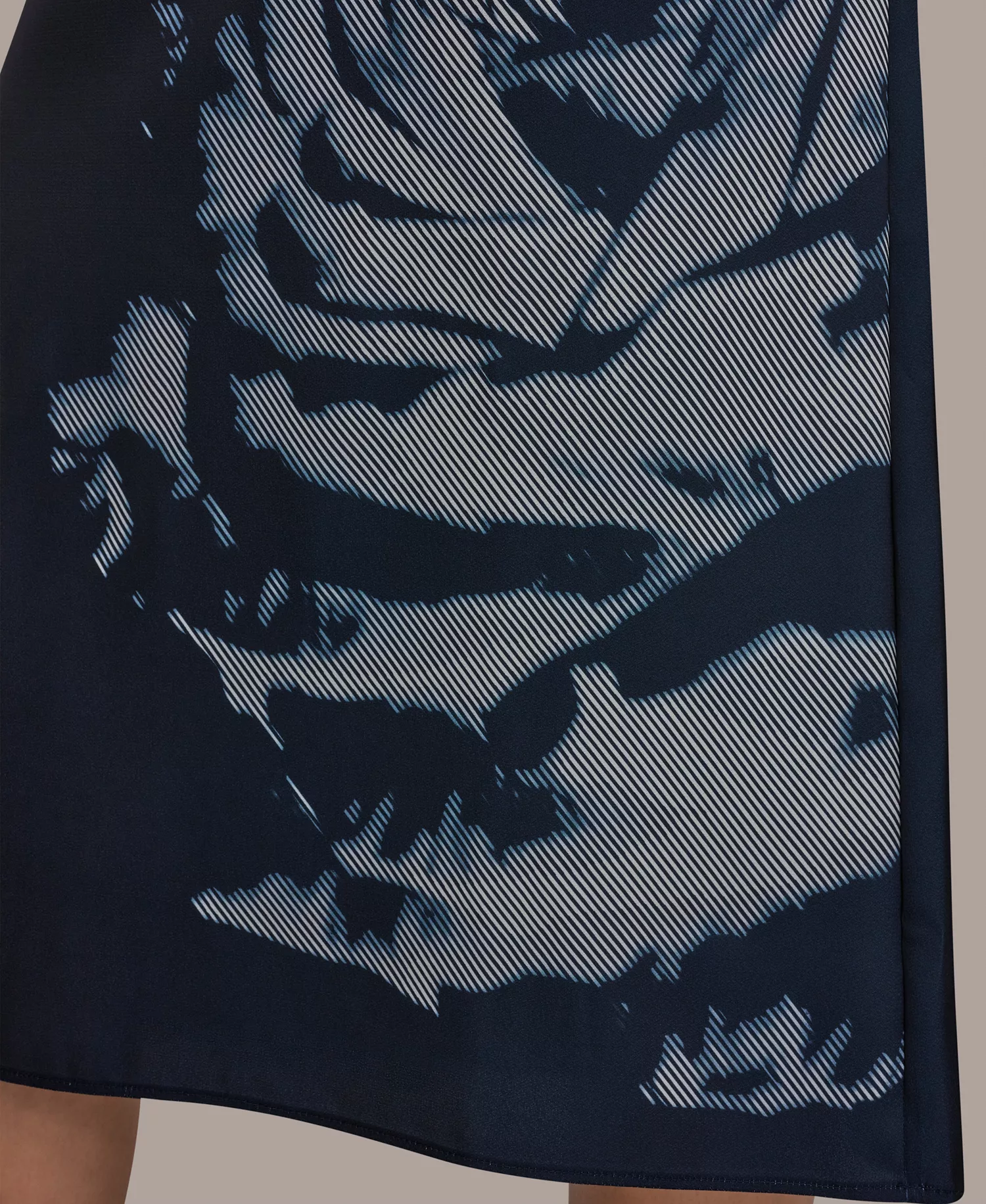 Women's Floral A-Line Midi Skirt - Nightfall Multi - 0