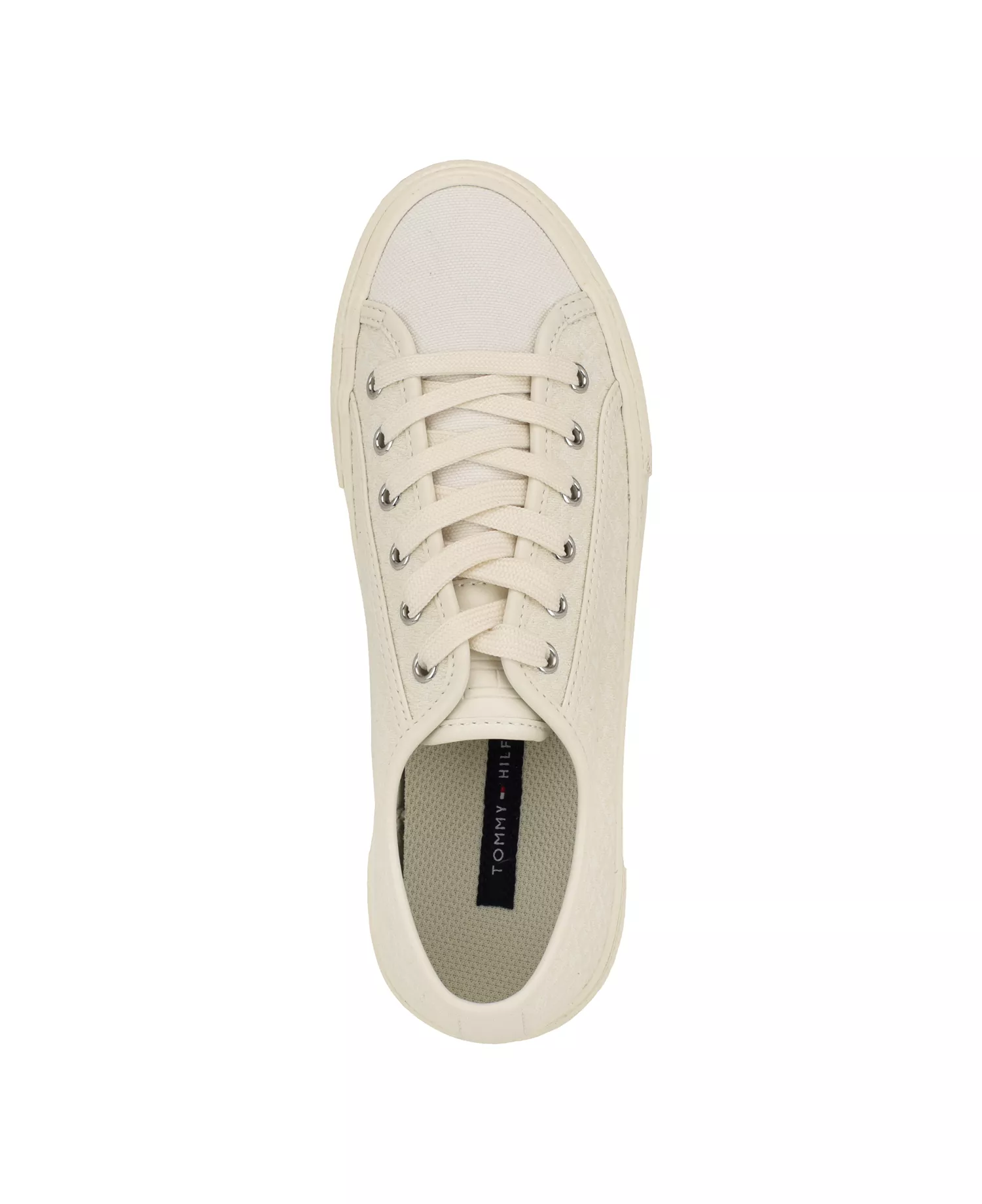 Women's Aquila Lace Up Sneakers - Ivory Logo - 10M