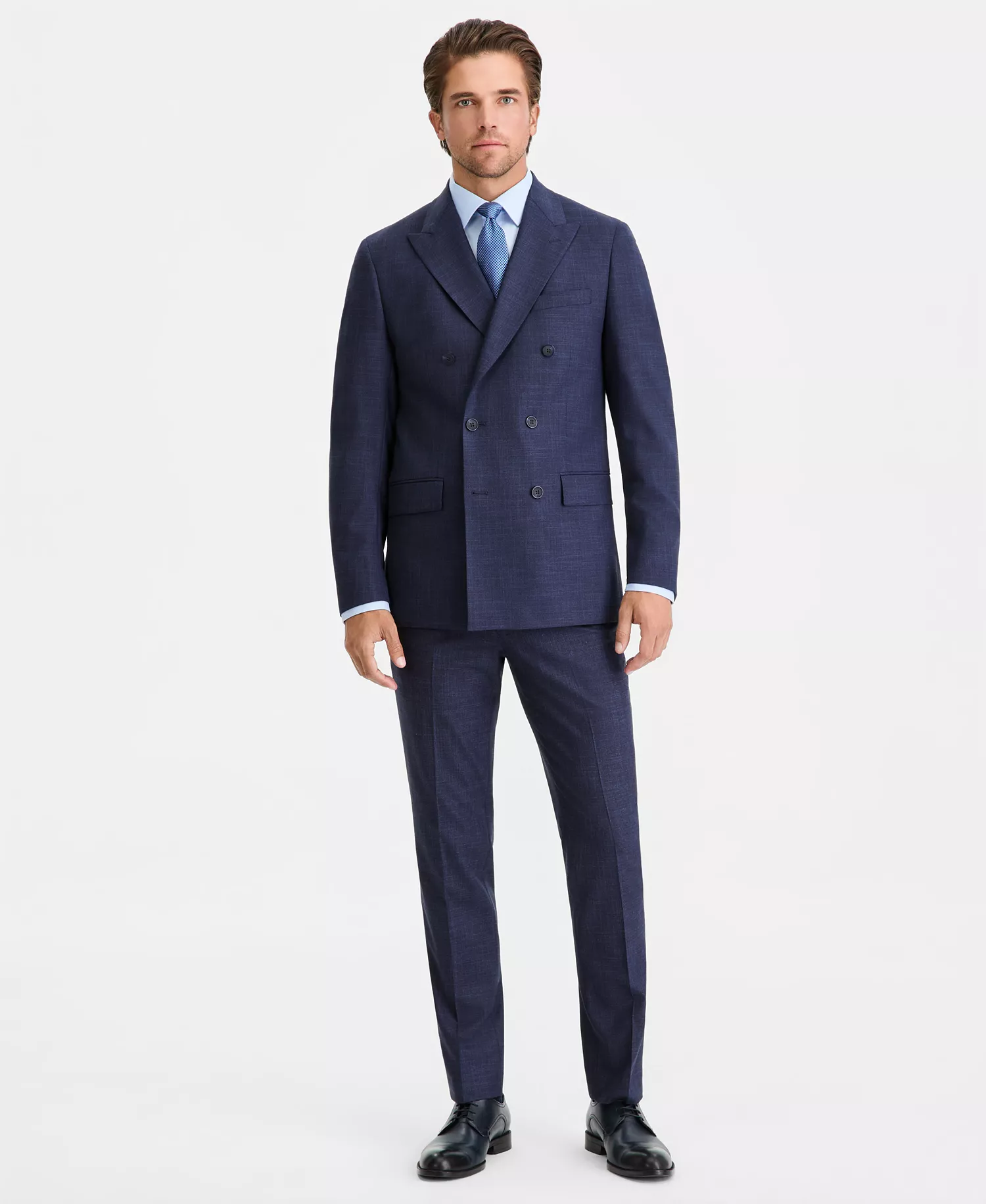 Men's Slim-Fit Suit Separates Jacket - Dark Blue - 36R