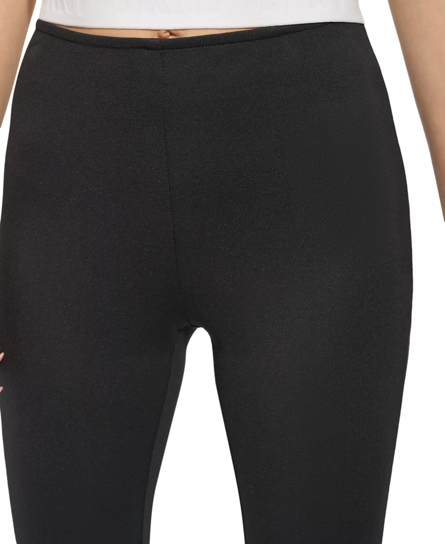 Slim Leg Pull On Ponte Ankle Pant - Black - L