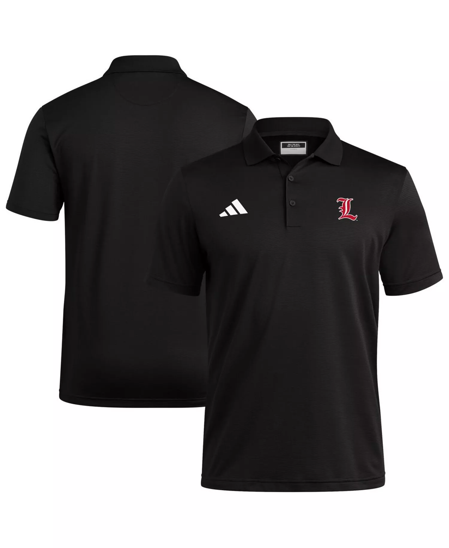 Men's Black Louisville Cardinals Ultimate 365 Ottoman Polo Shirt - Black - 2XL