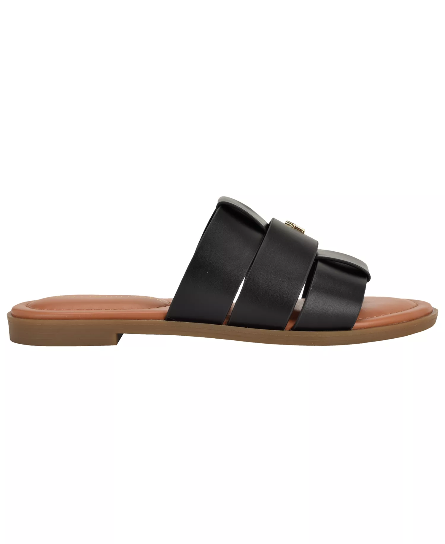 Women's Moden Slide-On Flat Sandal - Black - 10M