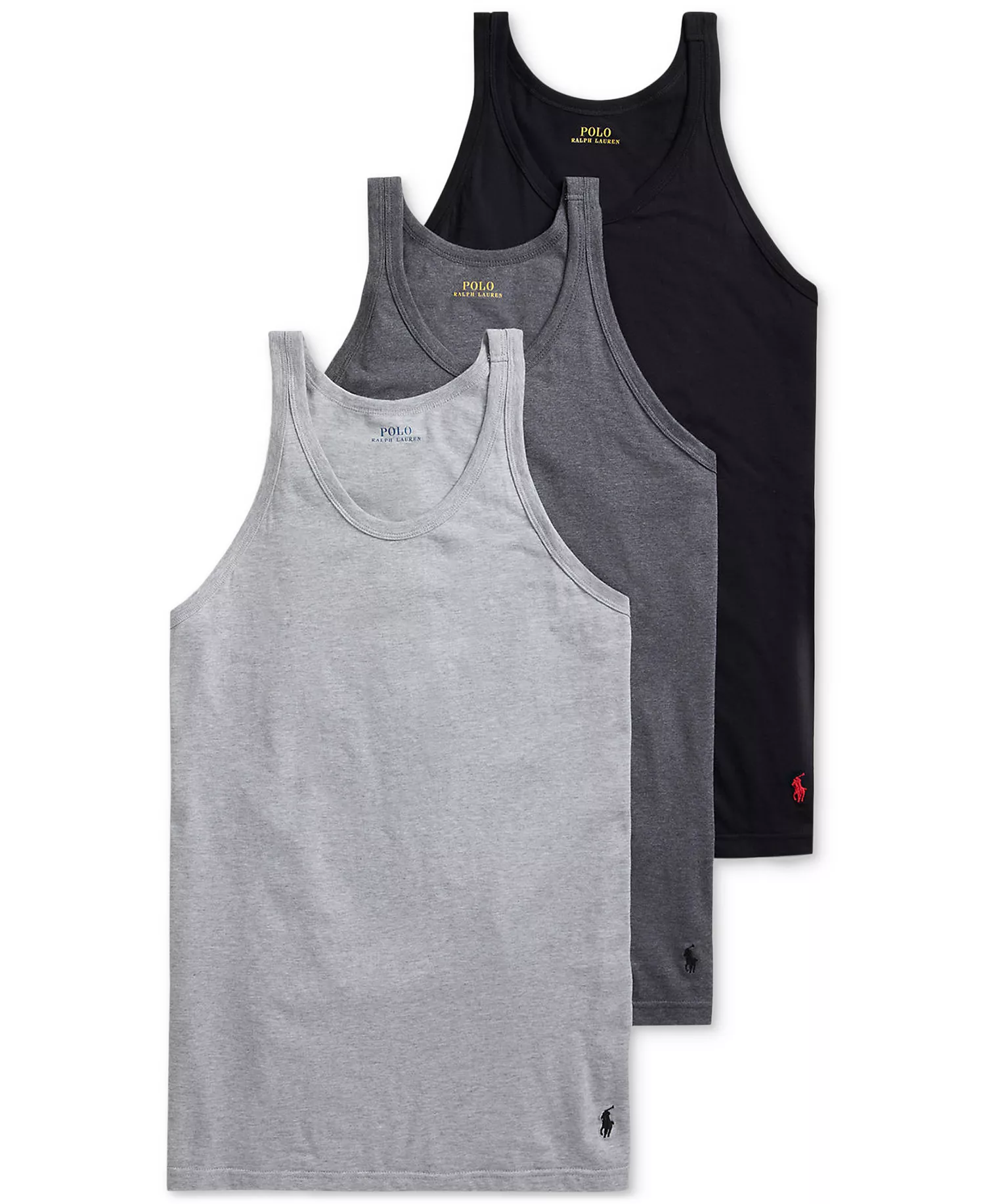 Men's 3-Pack Slim Fit Classic Undershirts - Andover / Madison / Black - L