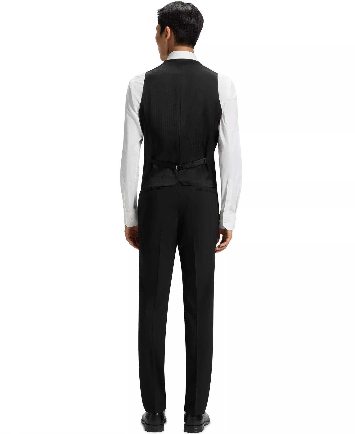 BOSS Men's Single-Breasted Waistcoat - Black - 36R