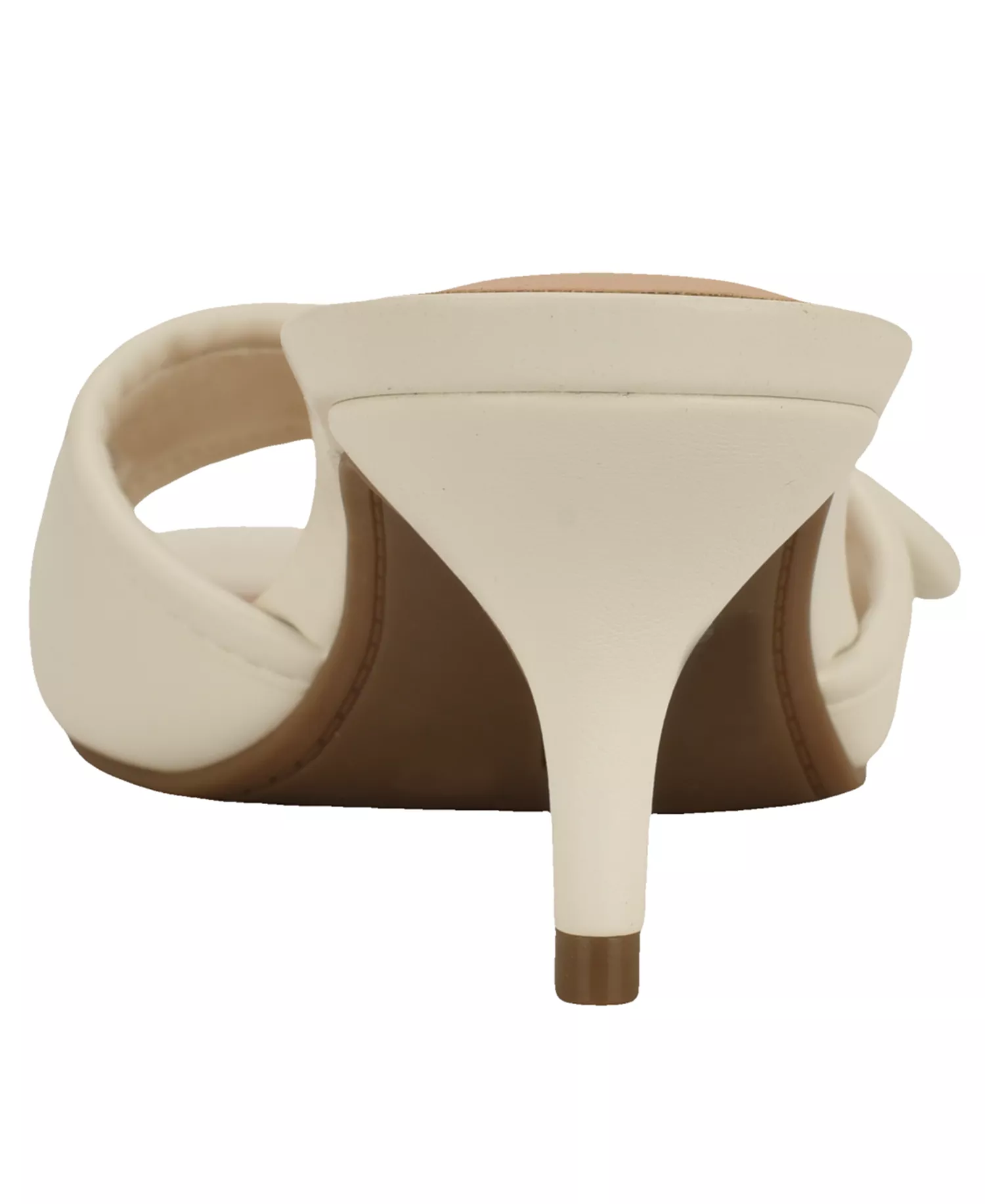 Women's Camhila Buckle Strap Kitten Heel Sandal - Ivory - 6M